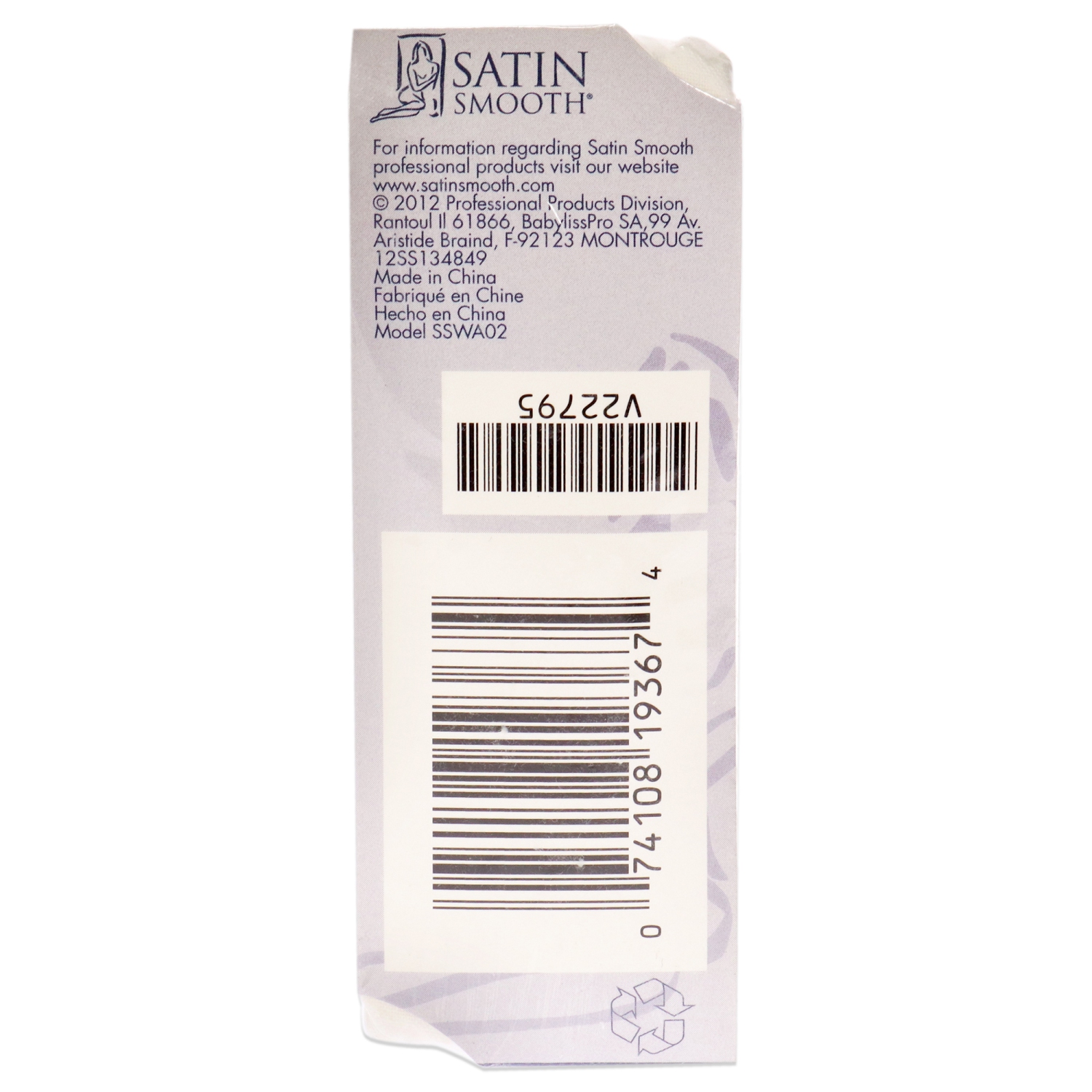 Small Muslin Epilating Strips by Satin Smooth for Women - 100 Pc Strips