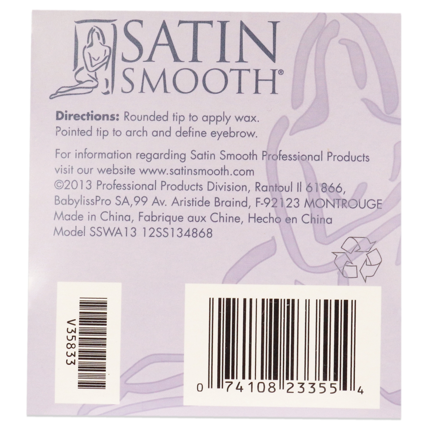 Contour Applicators by Satin Smooth for Women - 200 Pc Sticks