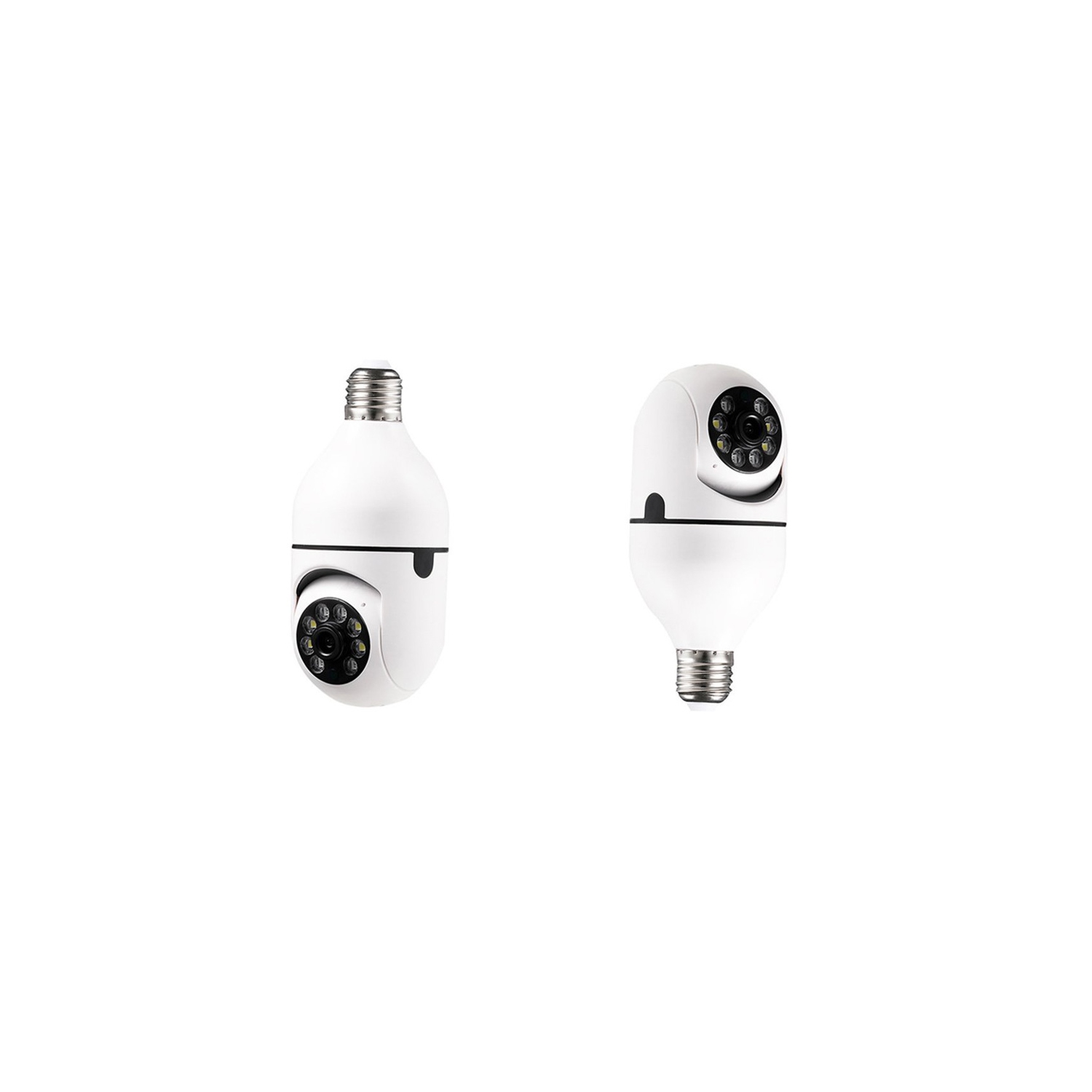 axGear Light Bulb Security Camera Panoramic Home WiFi Camera with Auto Tracking