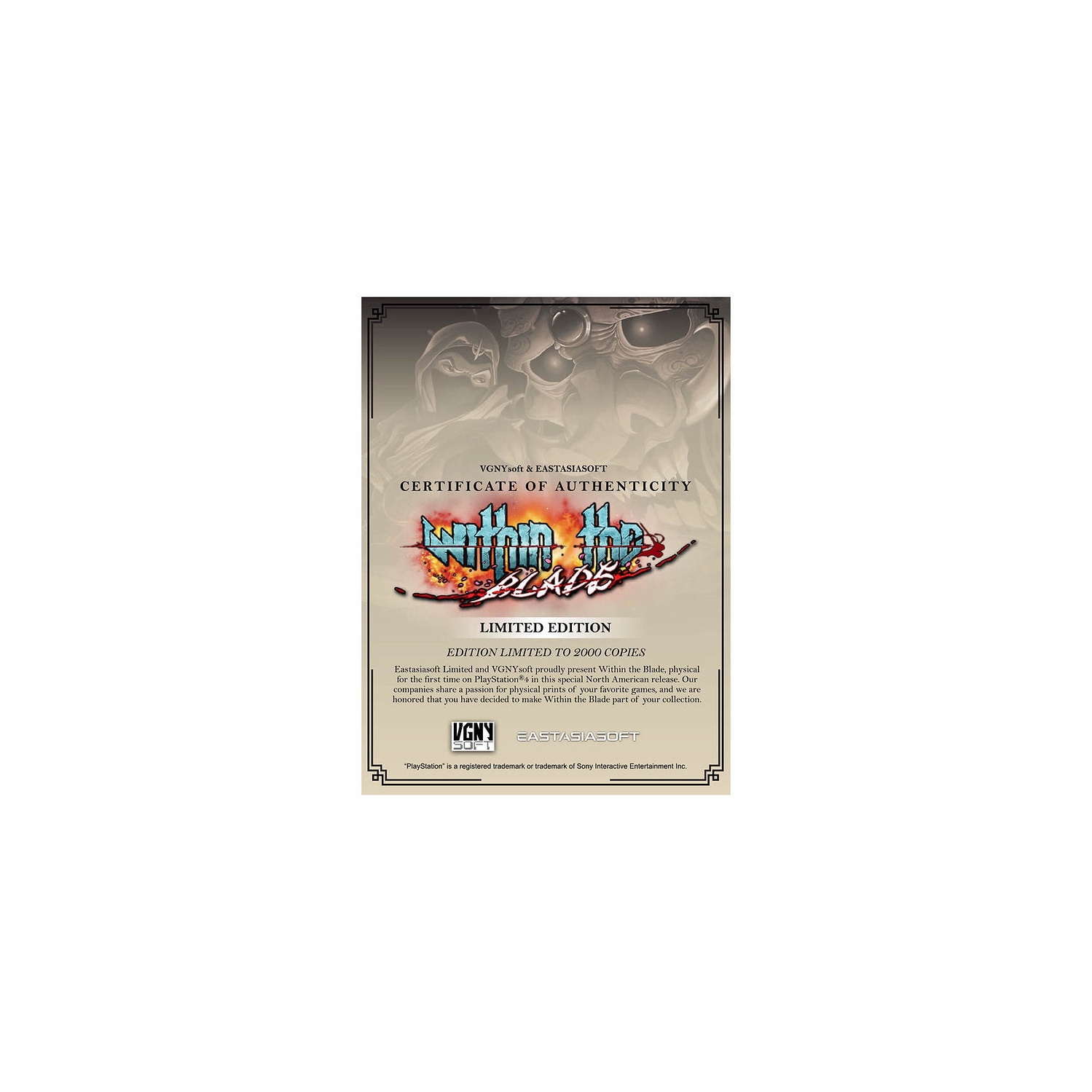 Within the Blade [PlayStation 4]