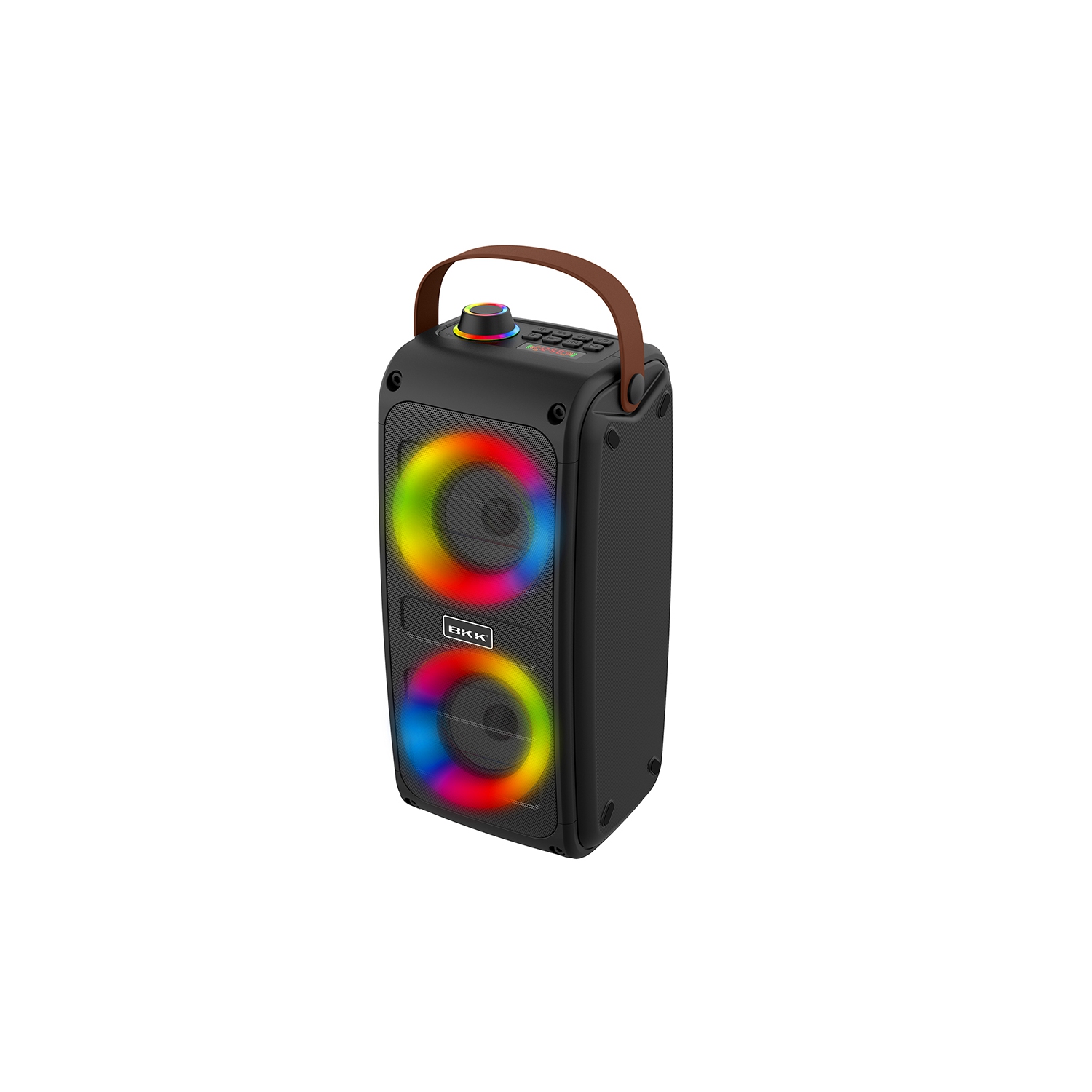 axGear Haut-parleur Bluetooth extérieur portable Radio stéréo 3D Soundbox RGB LED Subwoofer