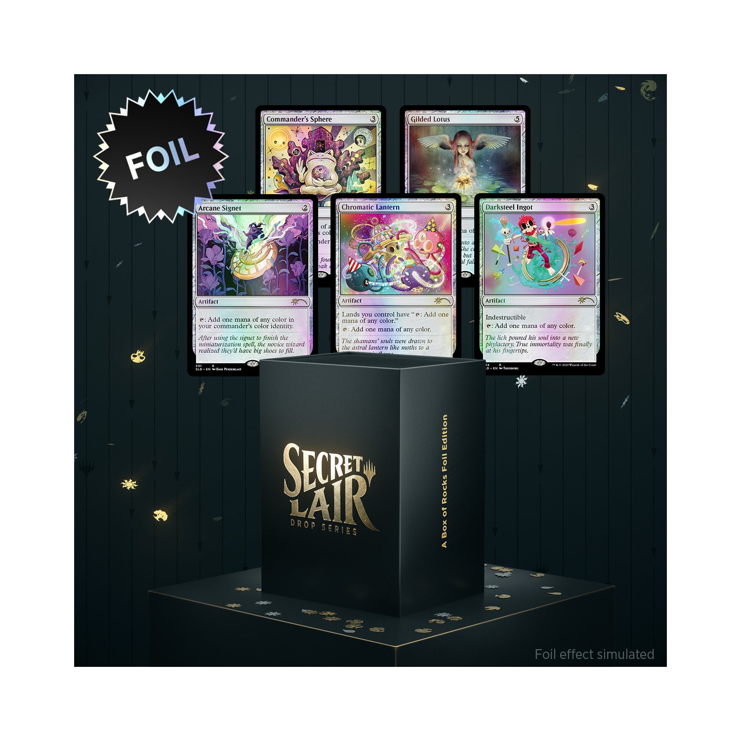 Magique : The Gathering Secret Lair - Premium Foil Edition - Box of Rocks