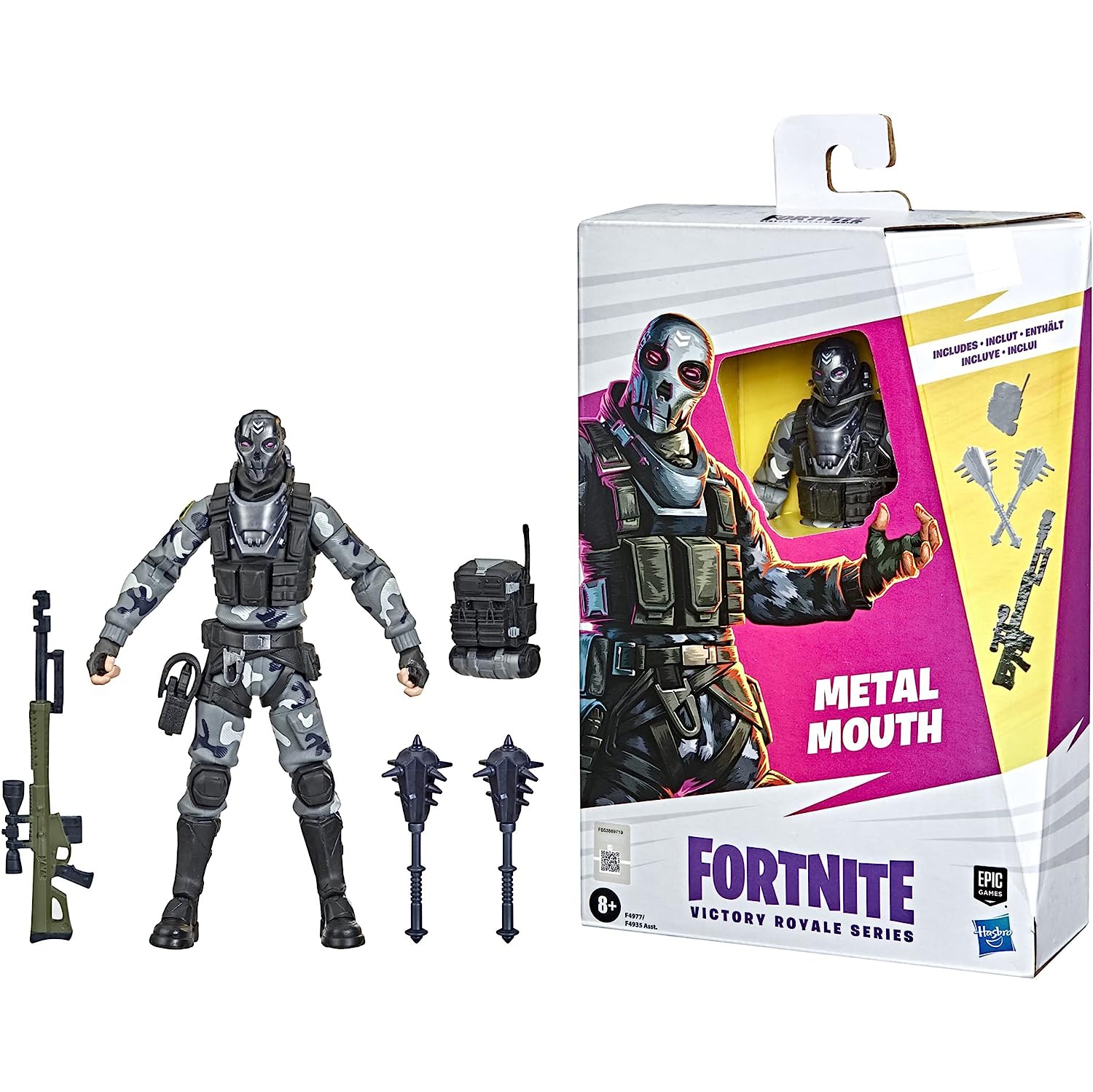 Fortnite Victory Royale Series: Metal Mouth 6-Inch Collectible Action Figure with Accessories