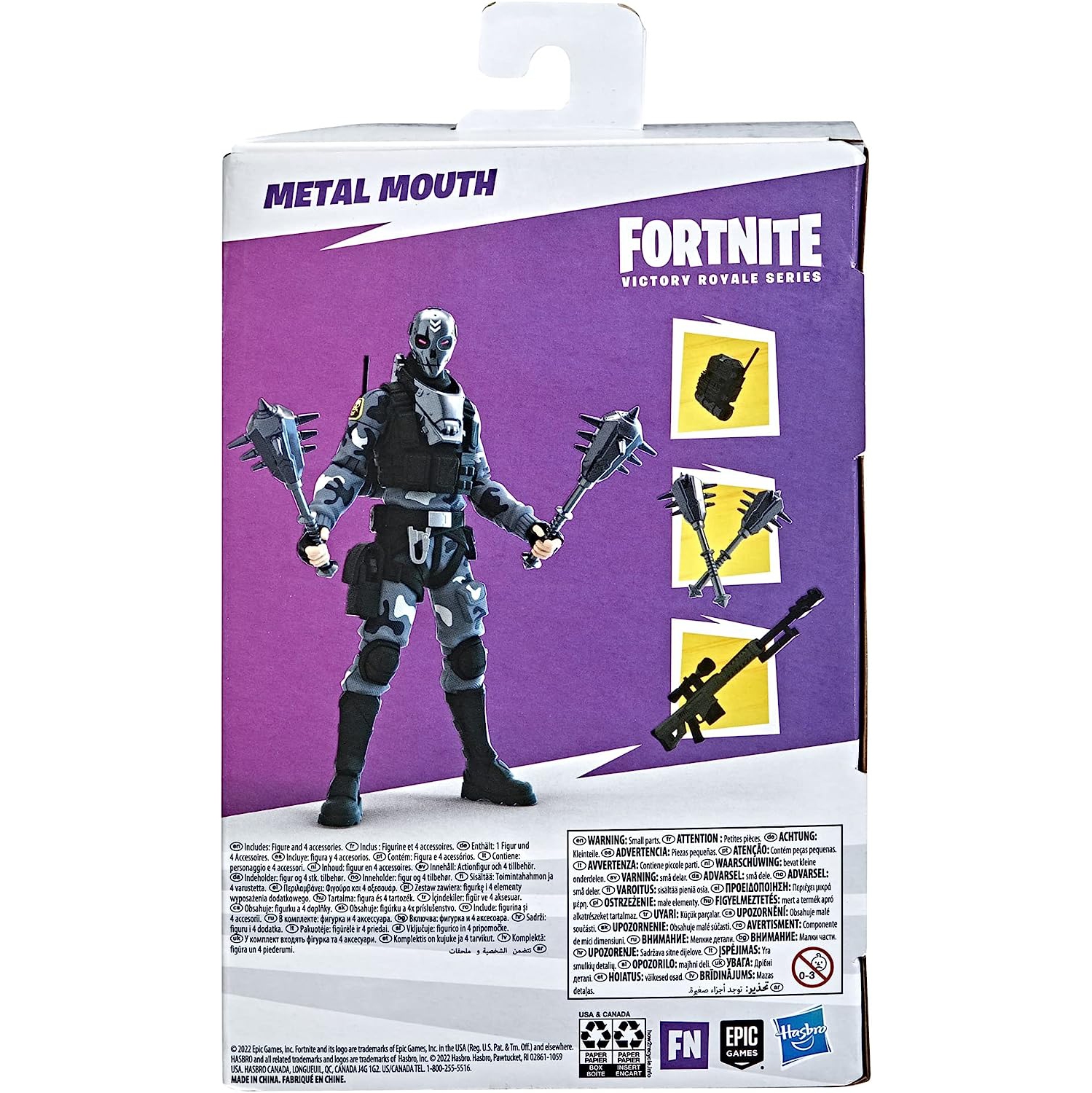 Fortnite Victory Royale Series: Metal Mouth 6-Inch Collectible Action Figure with Accessories