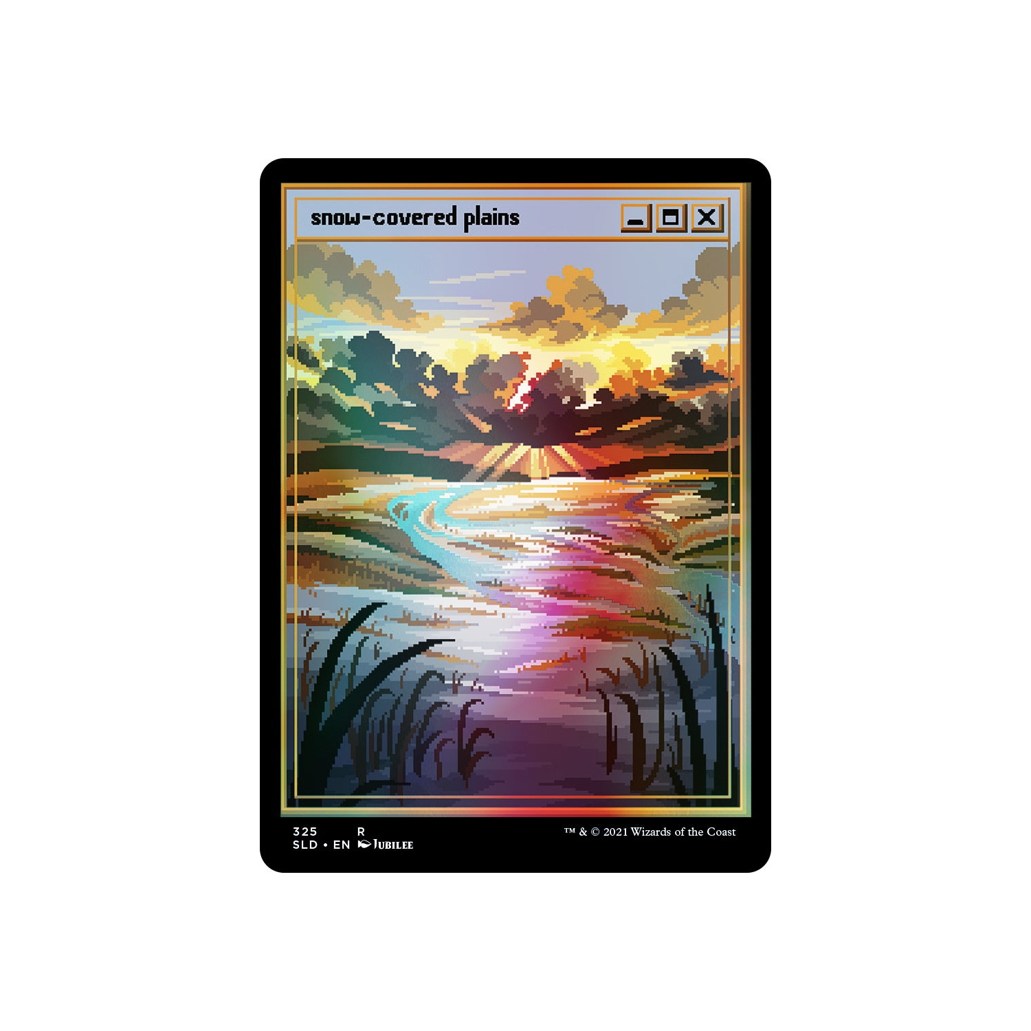 Jeu de société Magic: The Gathering TCG - Secret Lair Drop Series - PixelSnowLands.jpg - Édition Foil