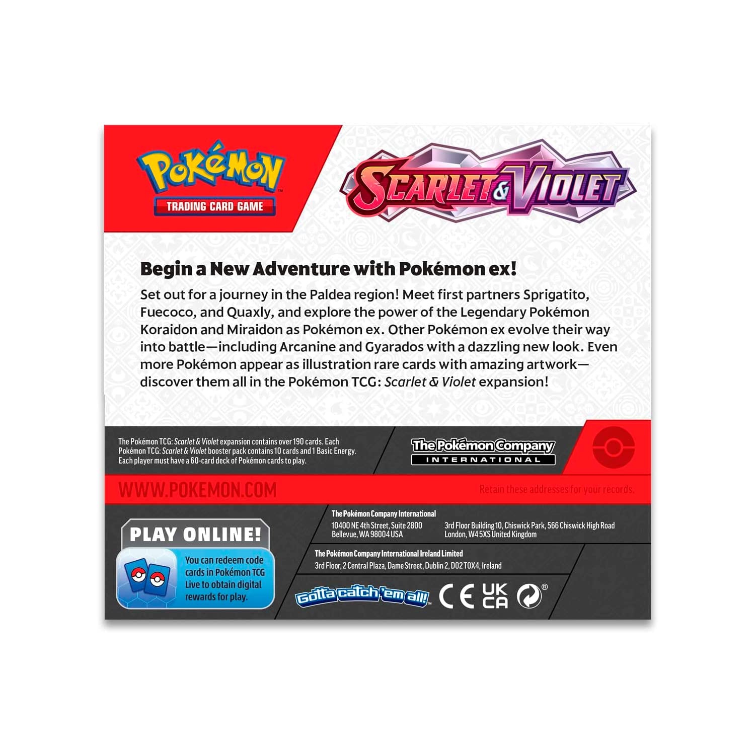 Pokemon TCG: Scarlet & Violet Booster Box - 36 Packs