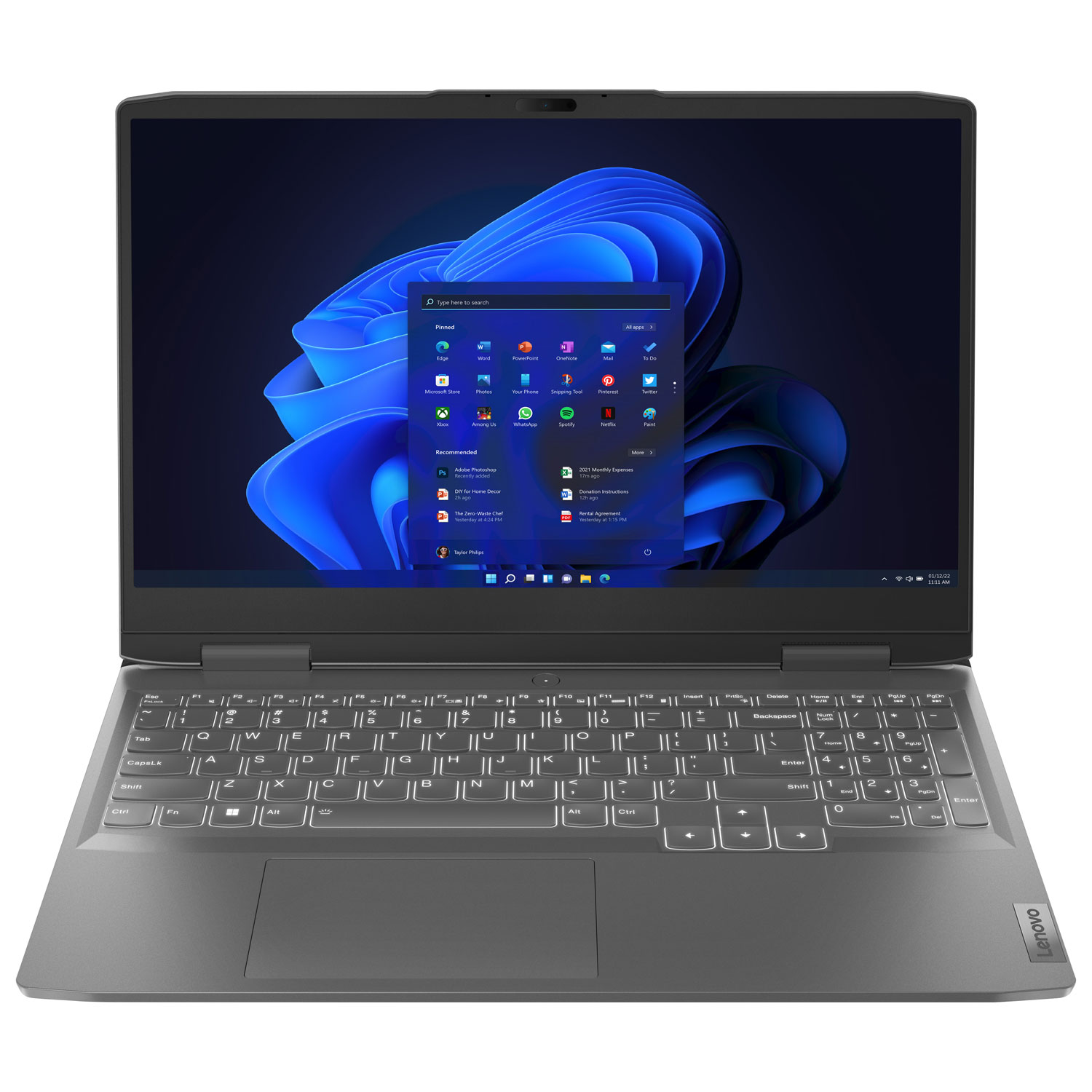 Lenovo LOQ 15.6" Gaming Laptop - Storm Grey (AMD Ryzen 7 7840HS/512GB SSD/8GB RAM/GeForce RTX 4050)