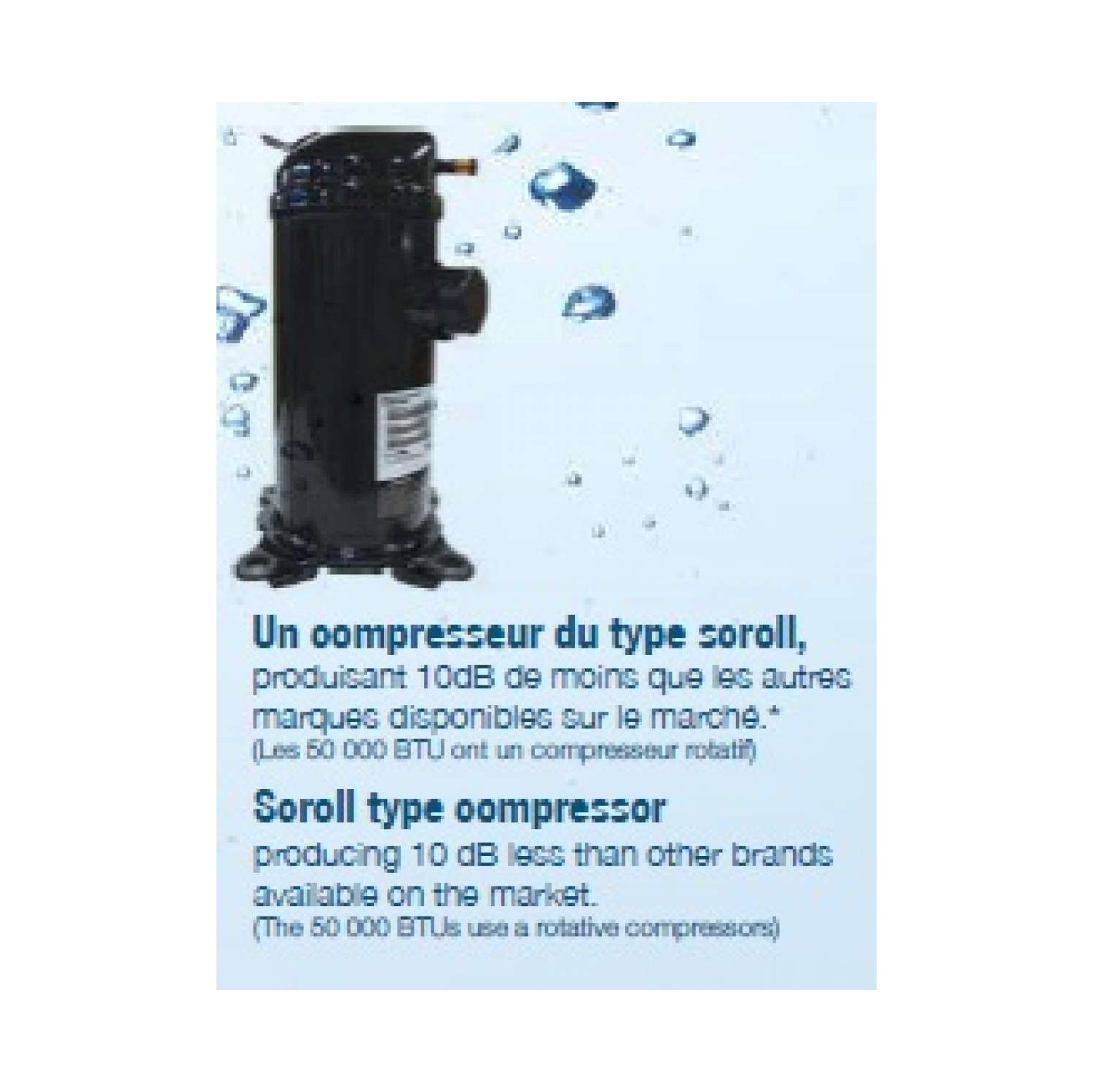 Pompe thermique RECT XLR de GEYSER pour piscine | RÉVERSIBLE 50 KBTU