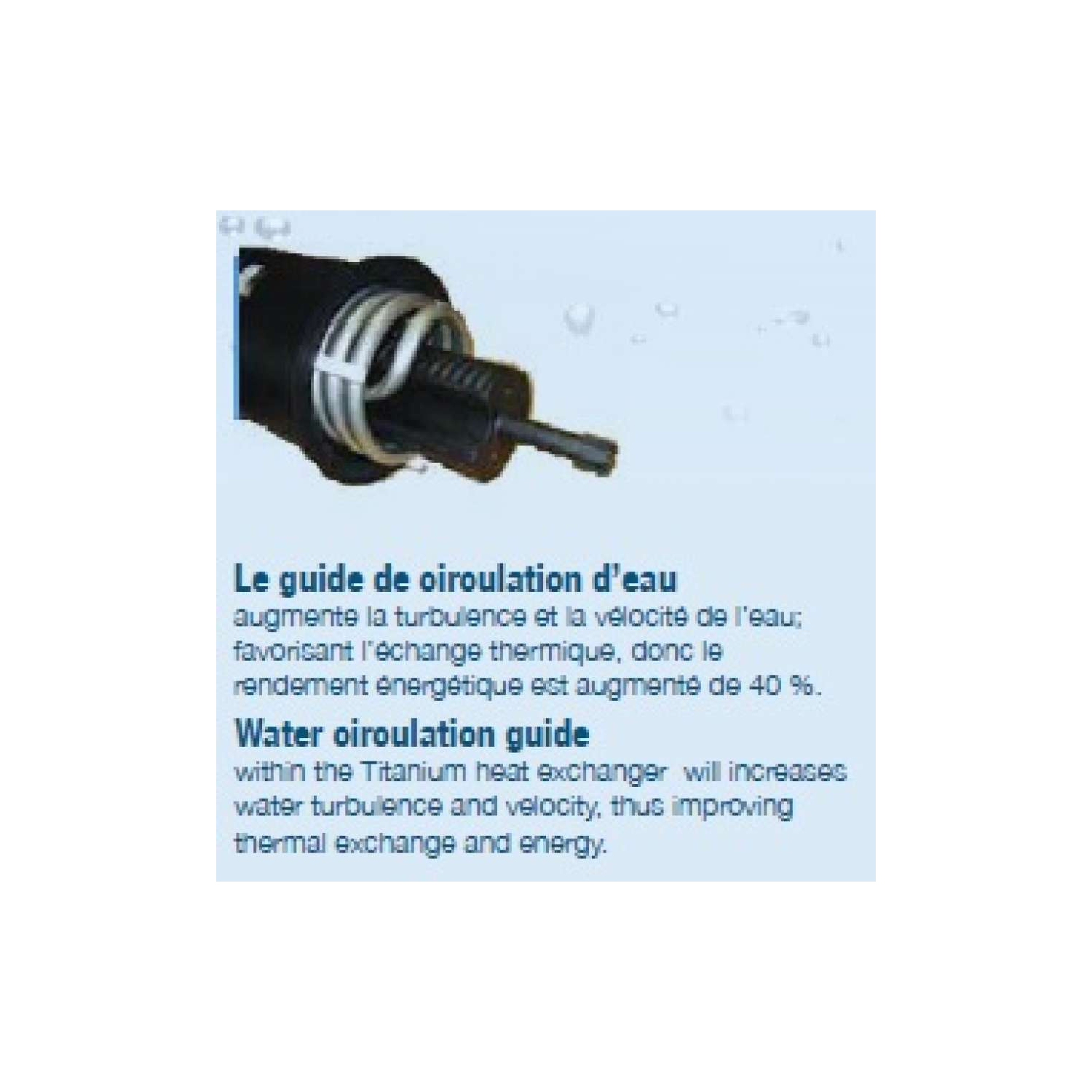 Pompe à chaleur réversible pour piscine Waterco Excellence XLR - 80 KBTU