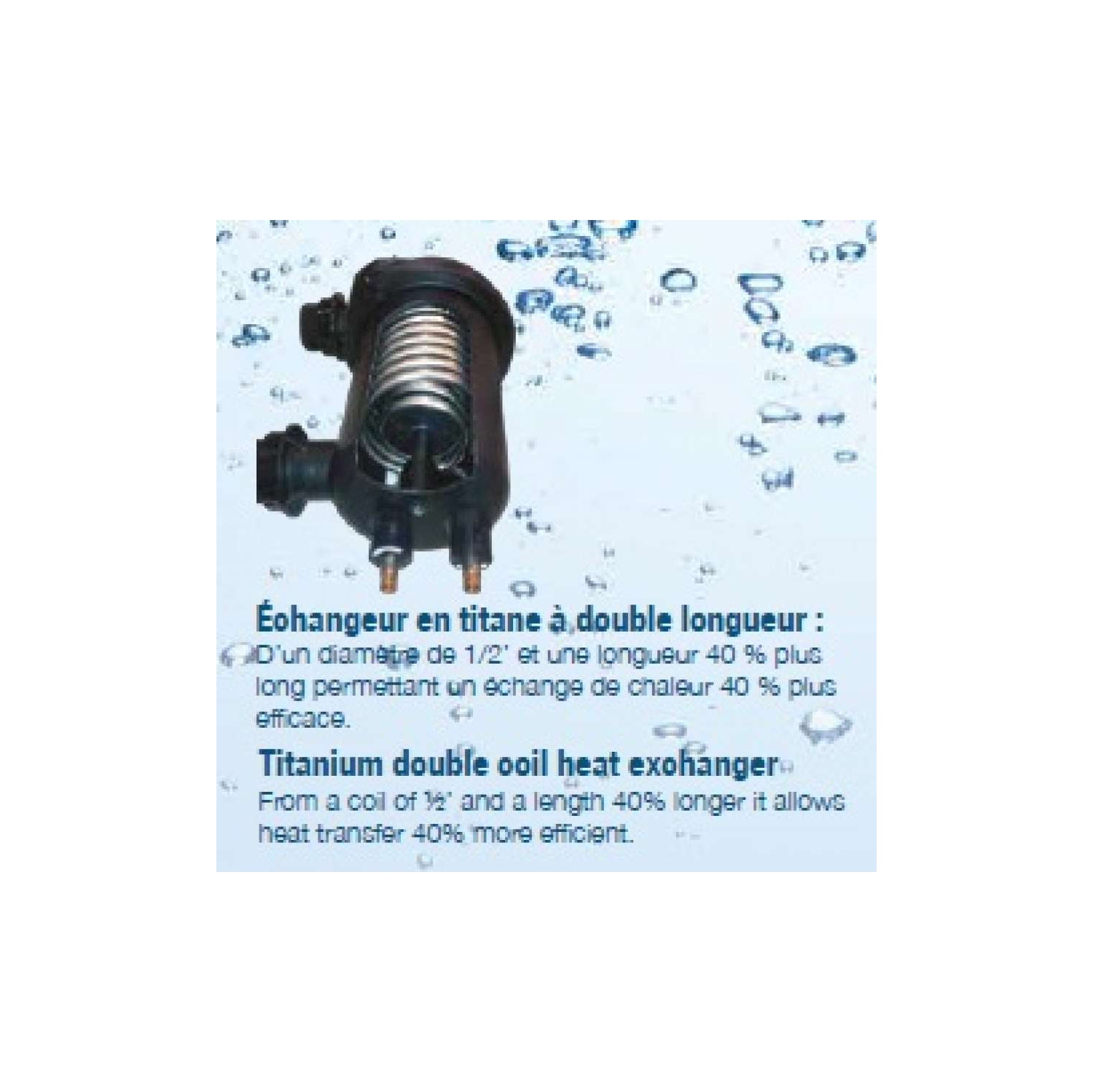 EXCELLENCE pool heat pump XLR | REVERSIBLE 65 KBTU