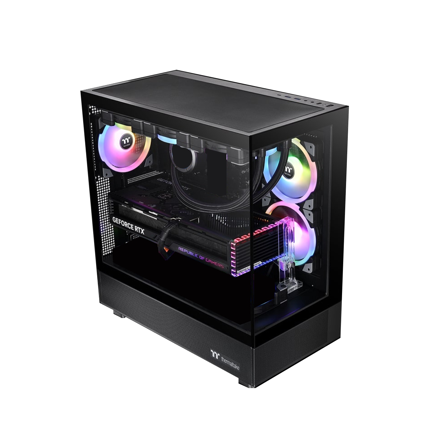 Ordinateur de jeu Zonic&nbsp;: Ryzen 9 7900X d'AMD, 2&nbsp;To disque SSD M.2 GeForce RTX 5070 GHz , DDR5 32&nbsp;Go d'Intel, Windows 11