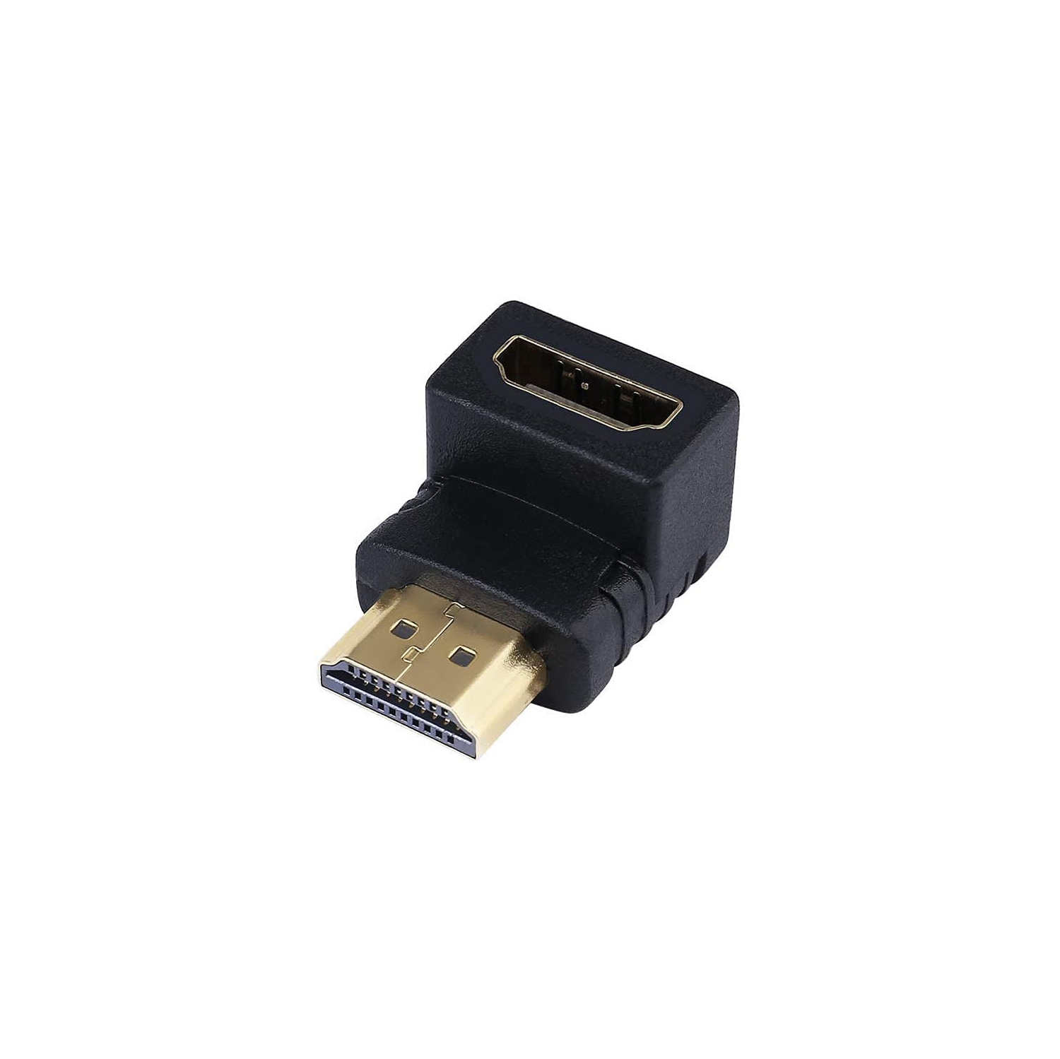 TEDLIN Adaptateur HDMI 4K coudé à 90 degrés mâle vers femelle