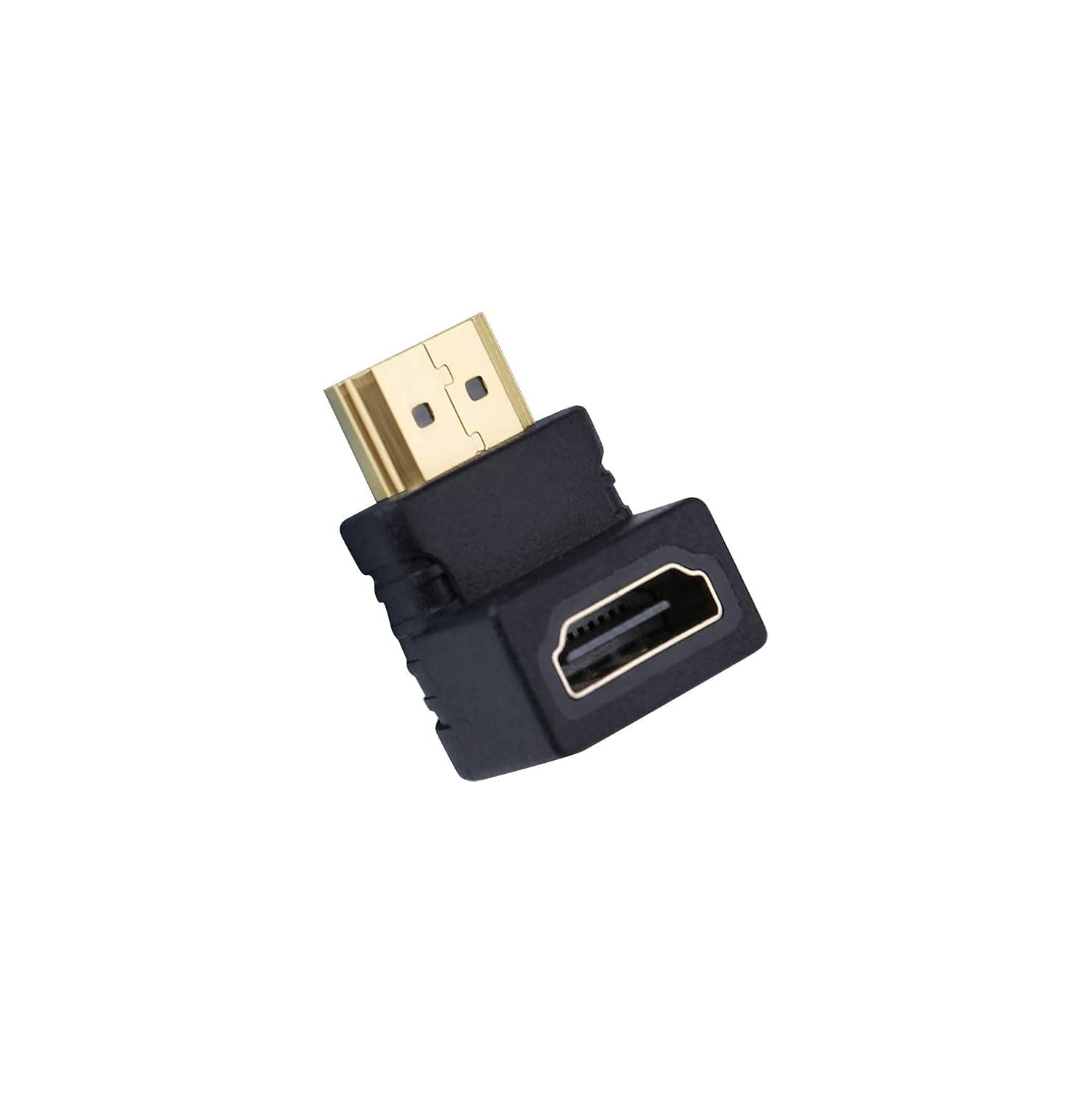 TEDLIN Adaptateur HDMI 4K coudé à 90 degrés mâle vers femelle