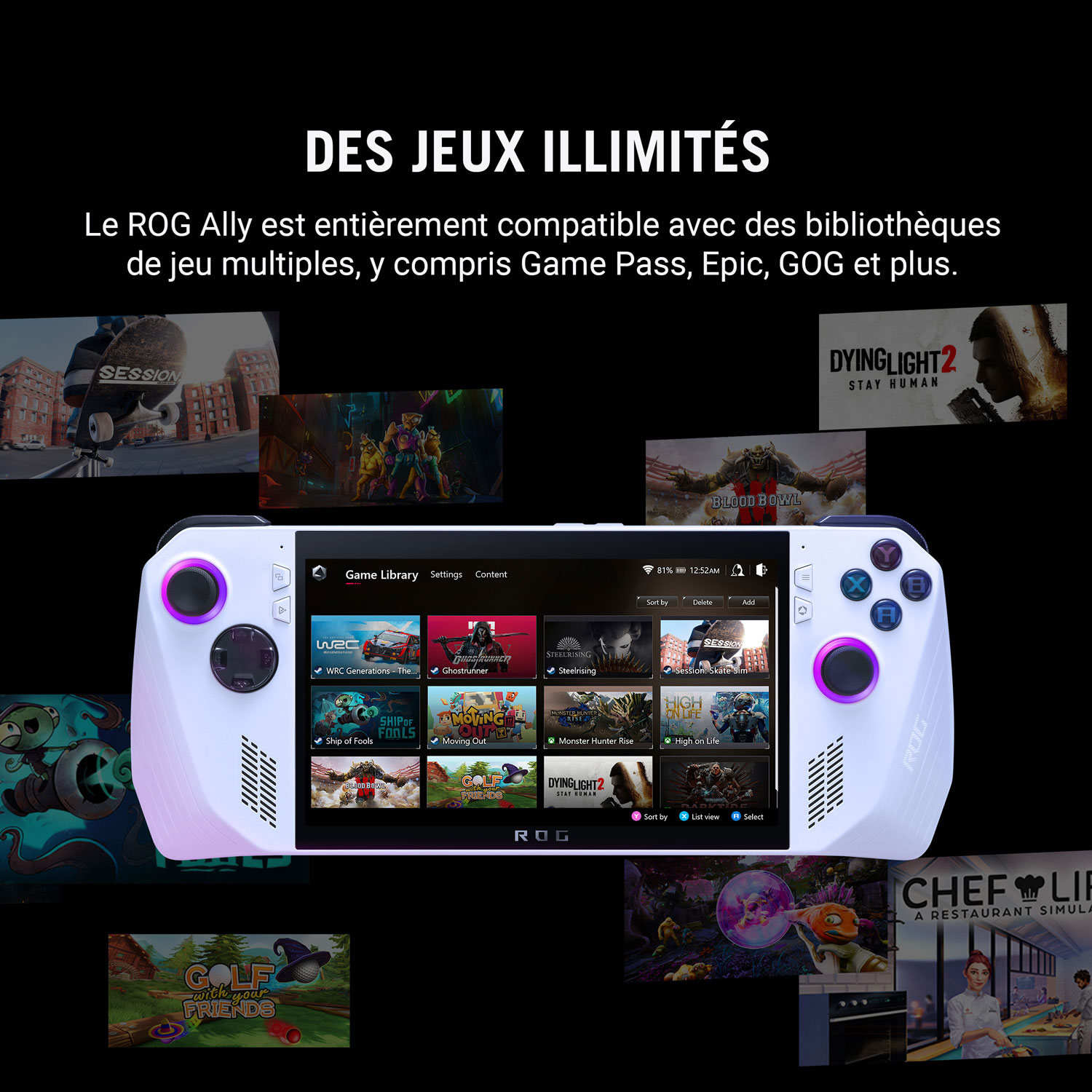 ASUS ROG Ally 7" 1080p Touch Gaming Console