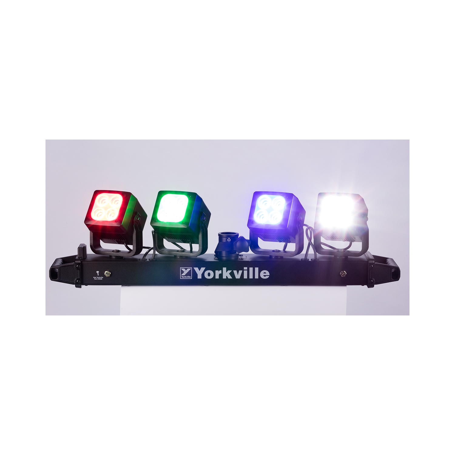 Système d'éclairage DEL haute performance à quatre modules LP-LED4X de Yorkville Sound