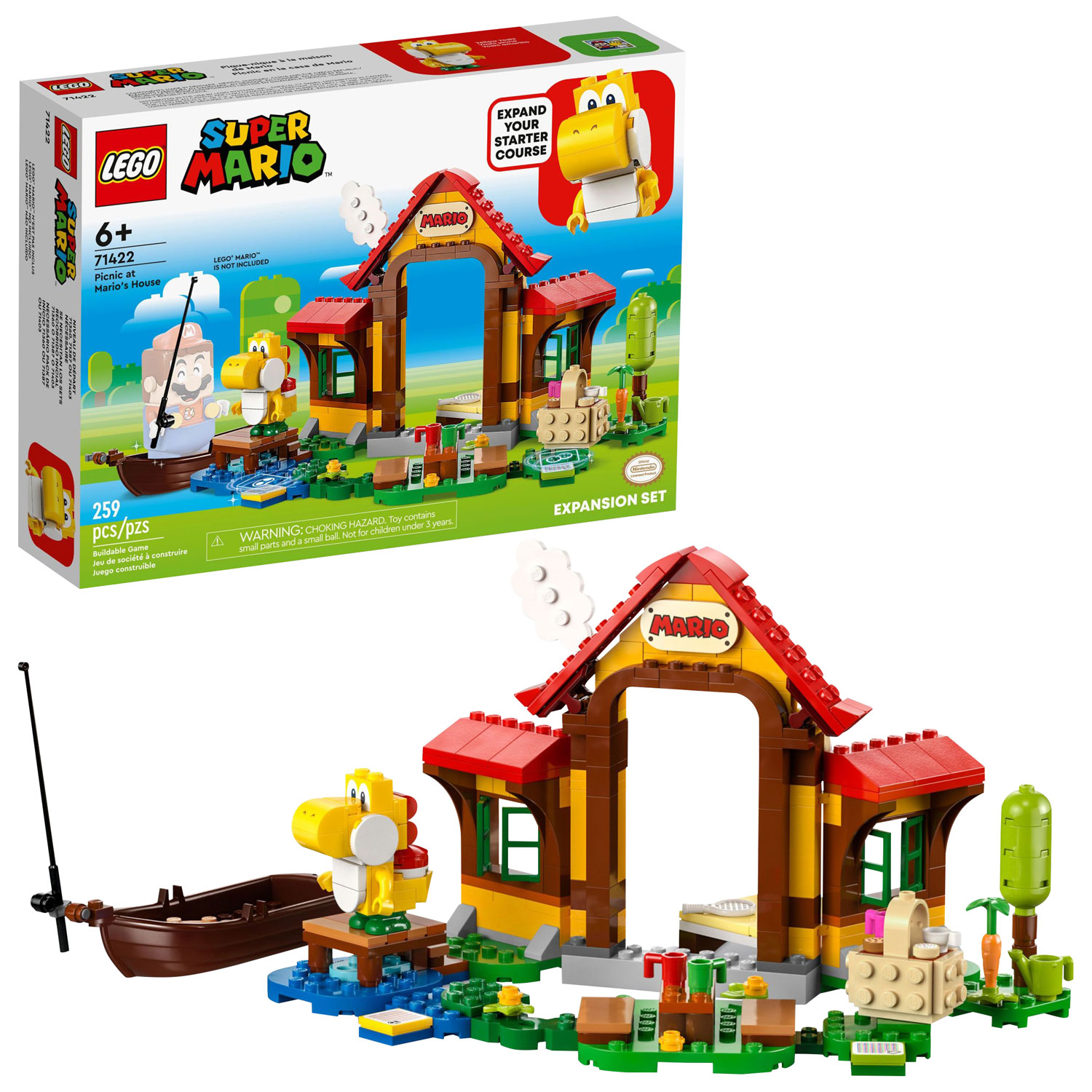 LEGO Super Mario: Picnic at Mario’s House - 259 Pieces (71422)