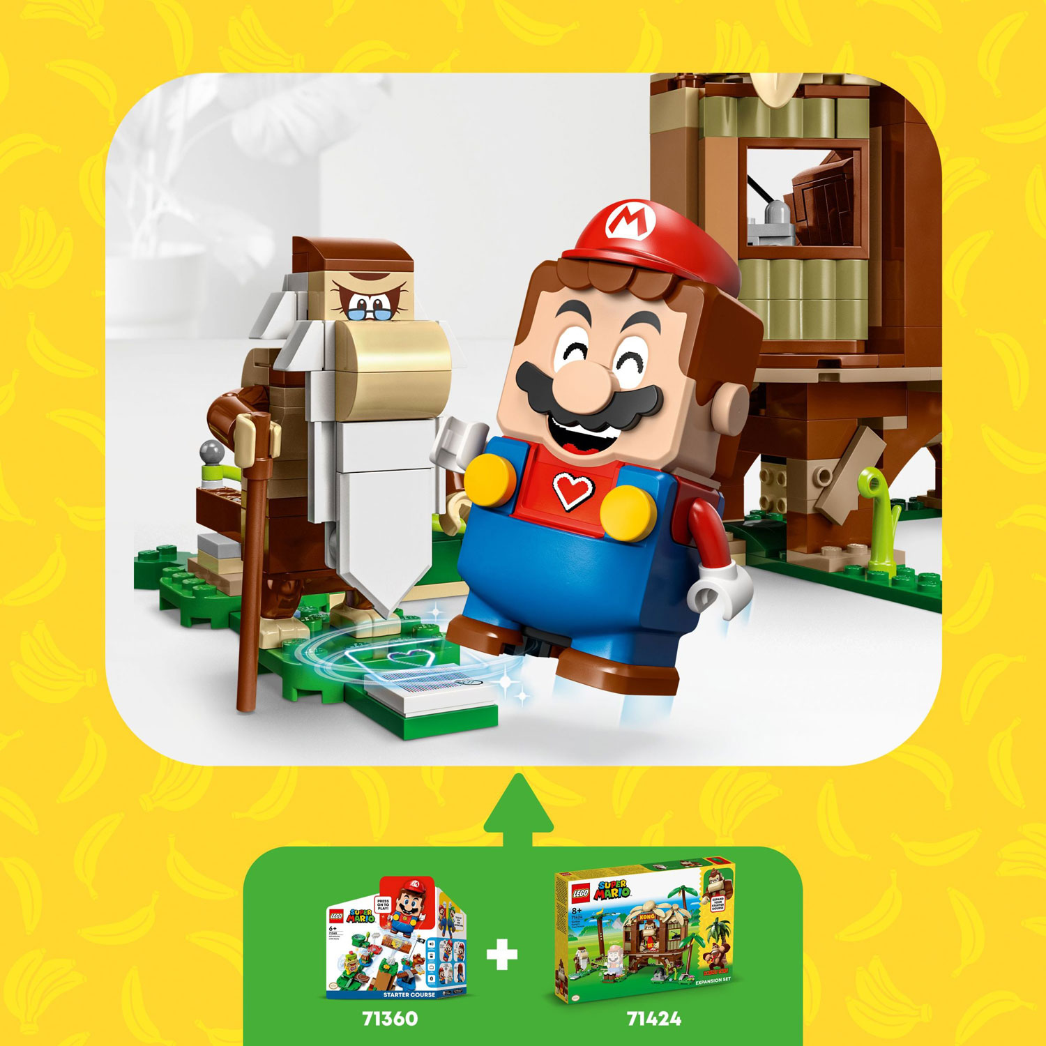 LEGO Super Mario : Ensemble d'extension La cabane de Donkey Kong - 555 pièces