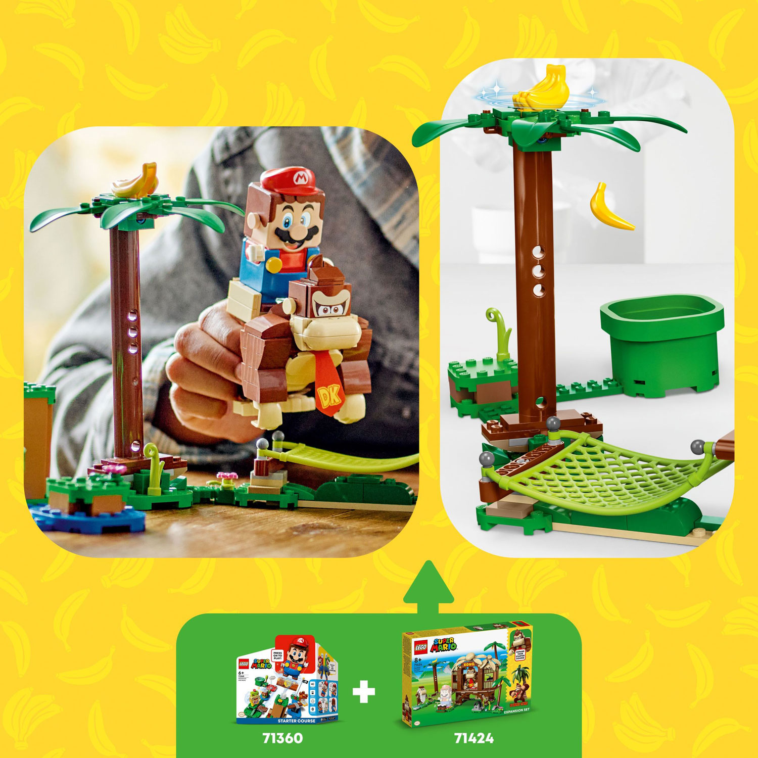 LEGO Super Mario : Ensemble d'extension La cabane de Donkey Kong - 555 pièces