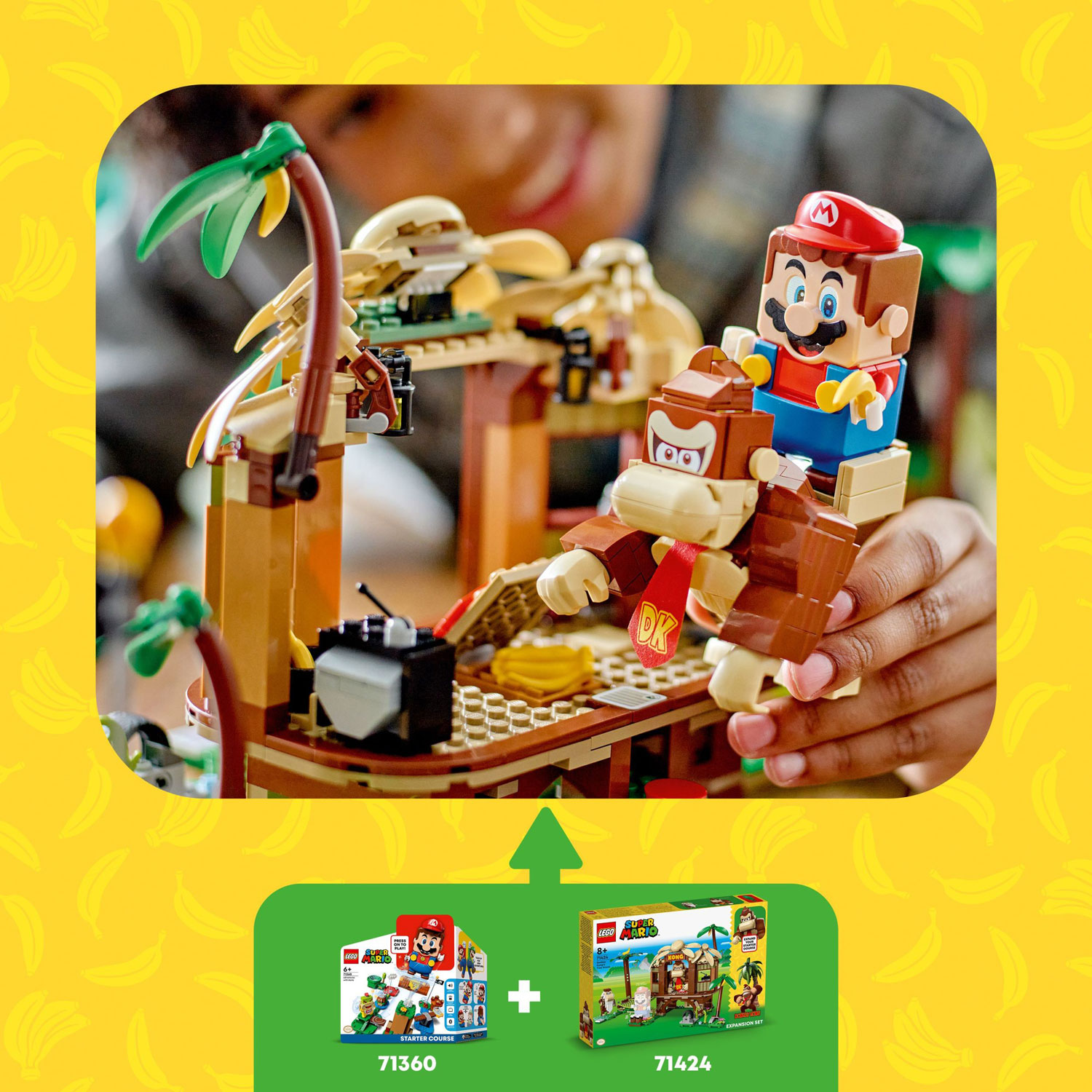 LEGO Super Mario : Ensemble d'extension La cabane de Donkey Kong - 555 pièces