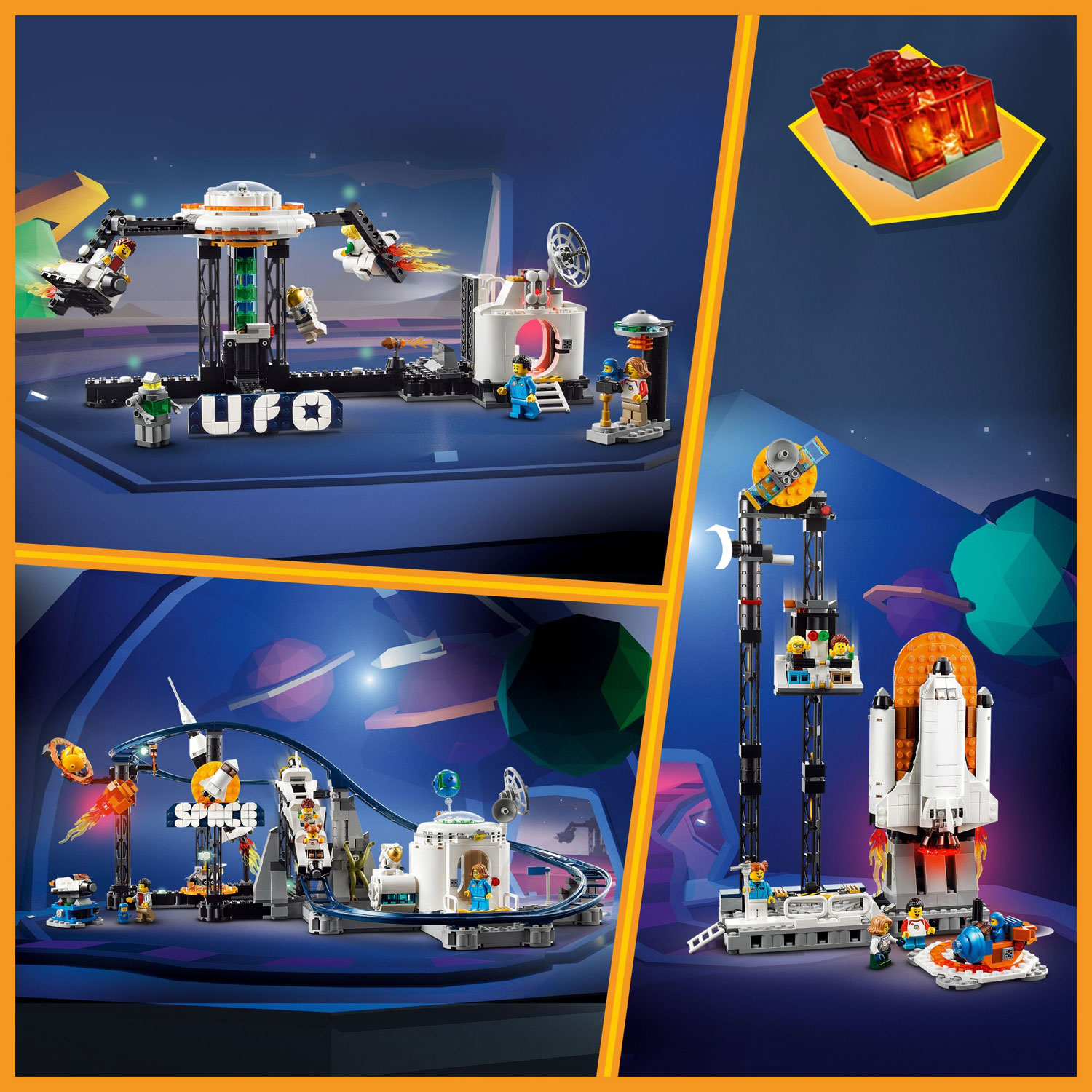 Lego 31142 Space Roller Coaster - West Side Kids Inc
