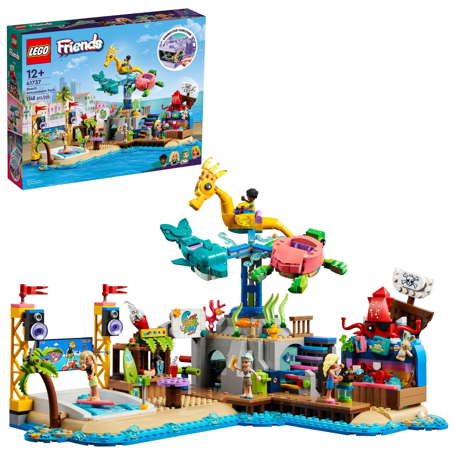LEGO Friends : Le parc d'attractions sur la plage - 1348 pièces