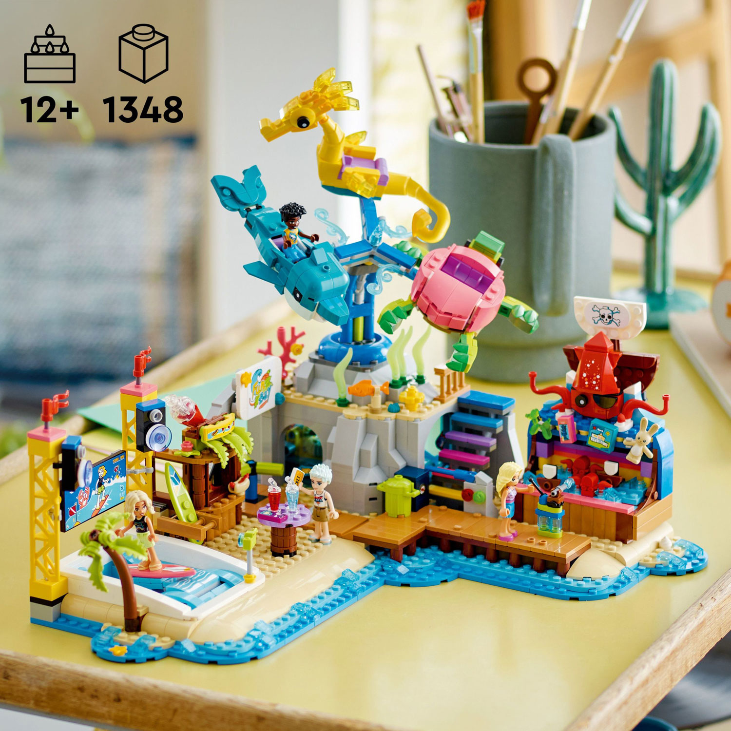 LEGO Friends : Le parc d'attractions sur la plage - 1348 pièces