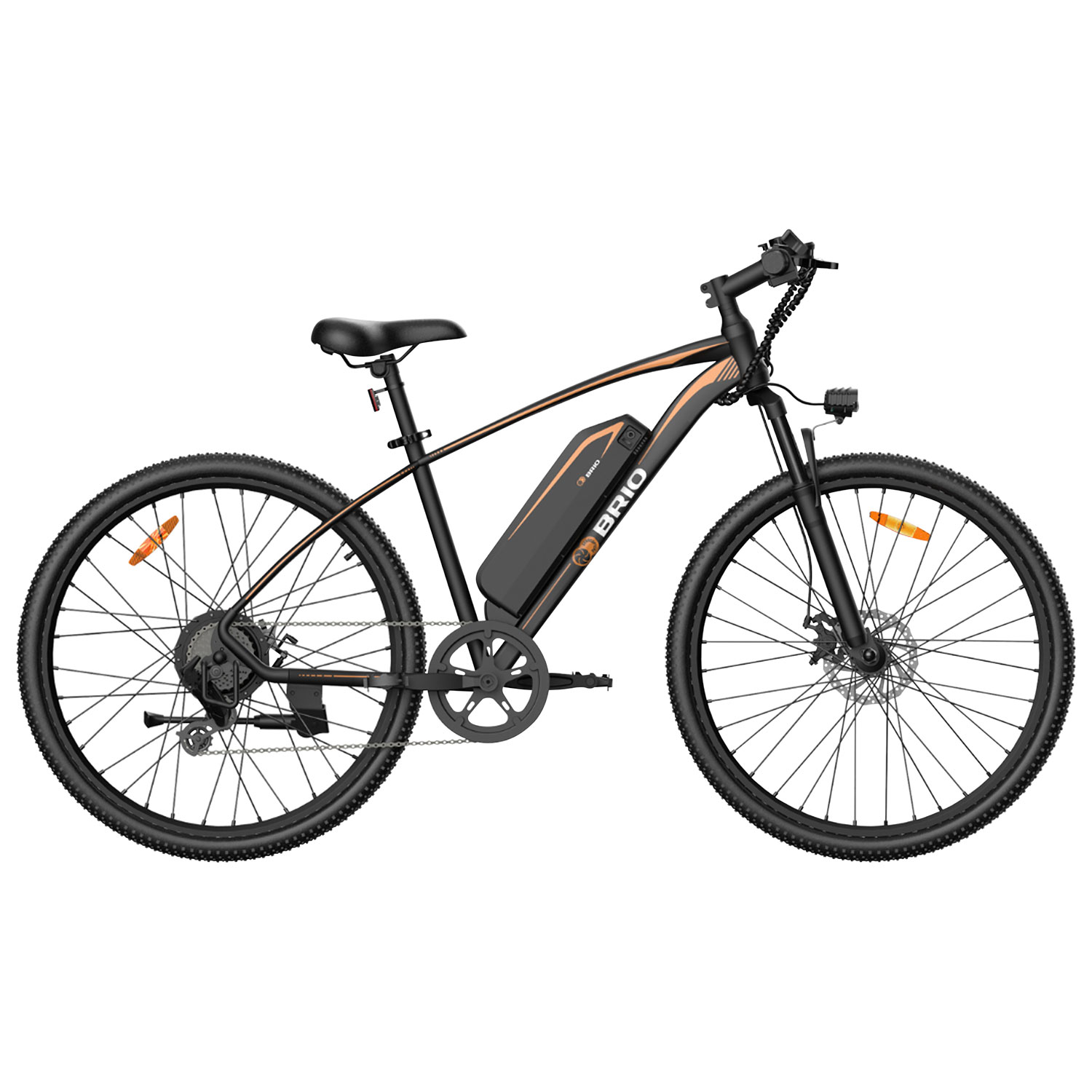 Vélo de montagne électrique de 350 W Brio de Gyrocopters avec autonomie maximale de 60 km - Noir - Exclusivité de Best Buy