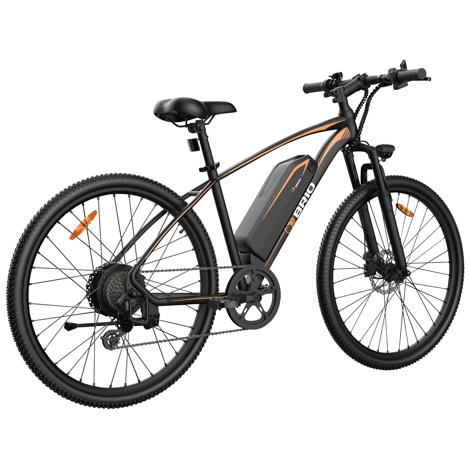 Vélo de montagne électrique de 350 W Brio de Gyrocopters avec autonomie maximale de 60 km - Noir - Exclusivité de Best Buy