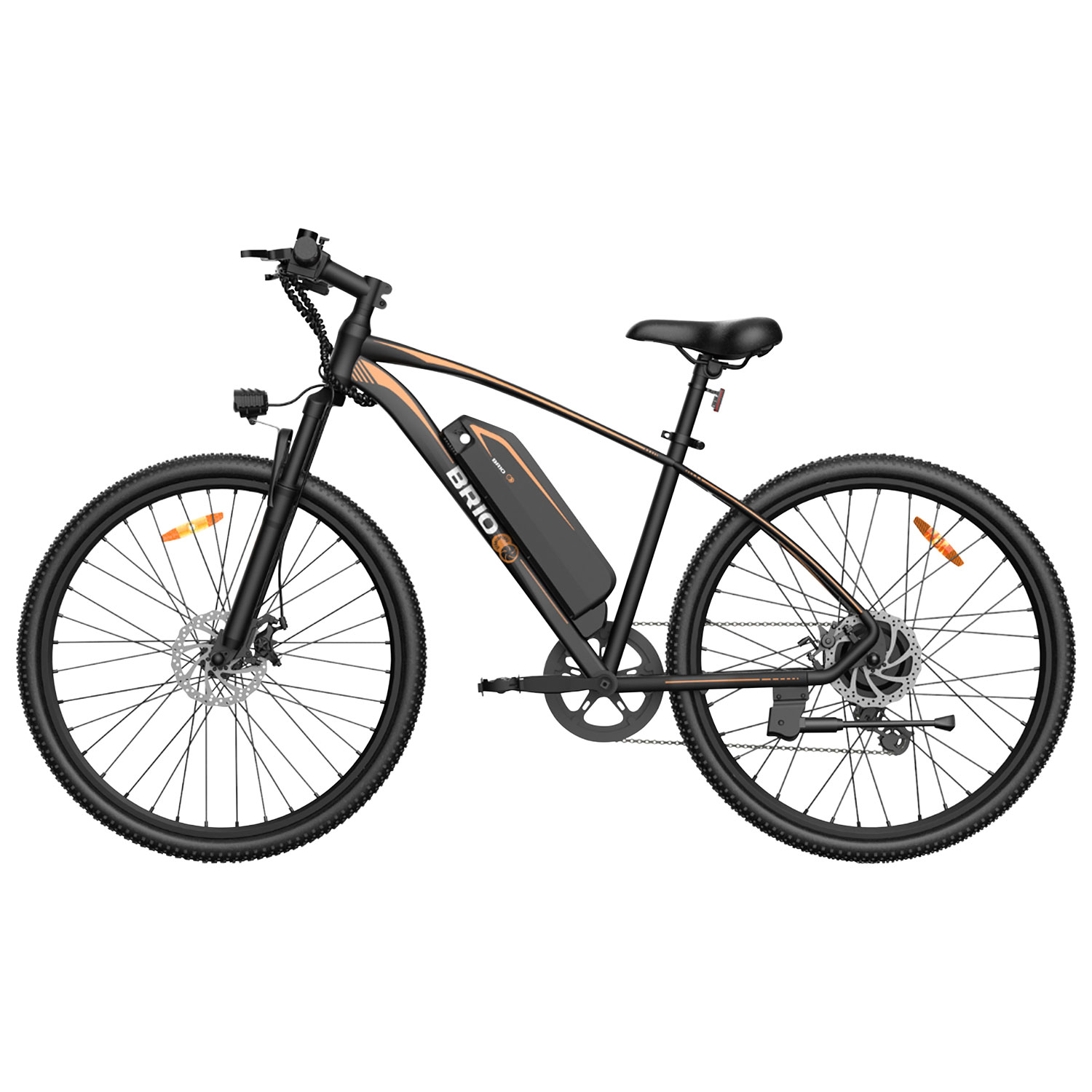 Vélo de montagne électrique de 350 W Brio de Gyrocopters avec autonomie maximale de 60 km - Noir - Exclusivité de Best Buy