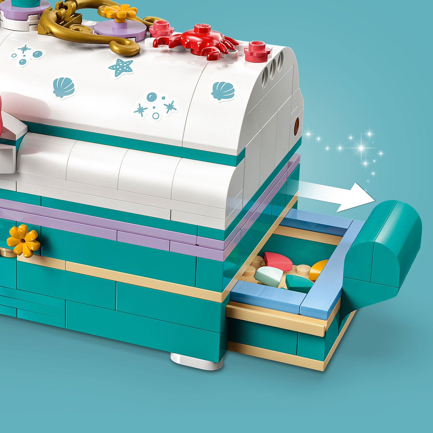LEGO Disney: Ariel's Treasure Chest - 370 Pieces