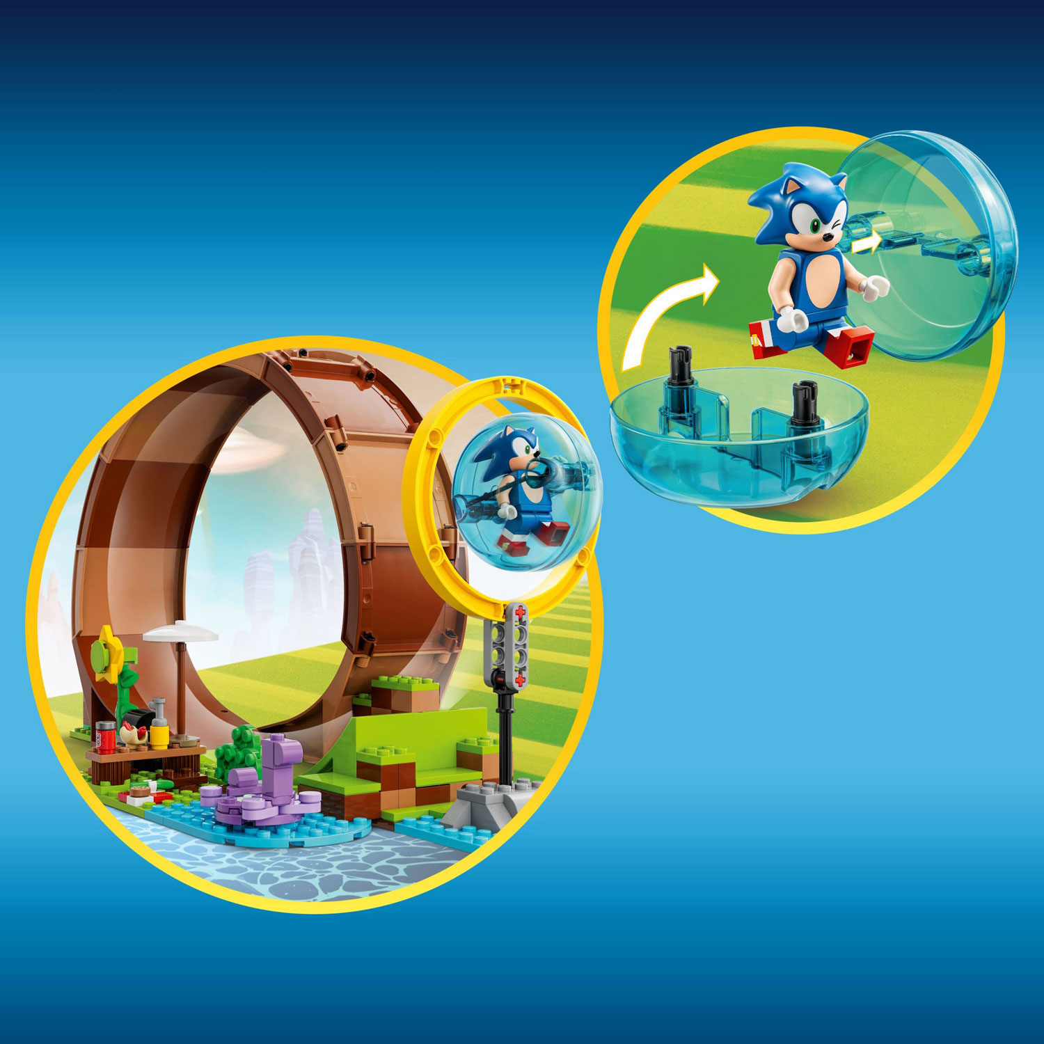LEGO Sonic the Hedgehog: Sonic’s Green Hill Zone Loop Challenge - 802 Pieces