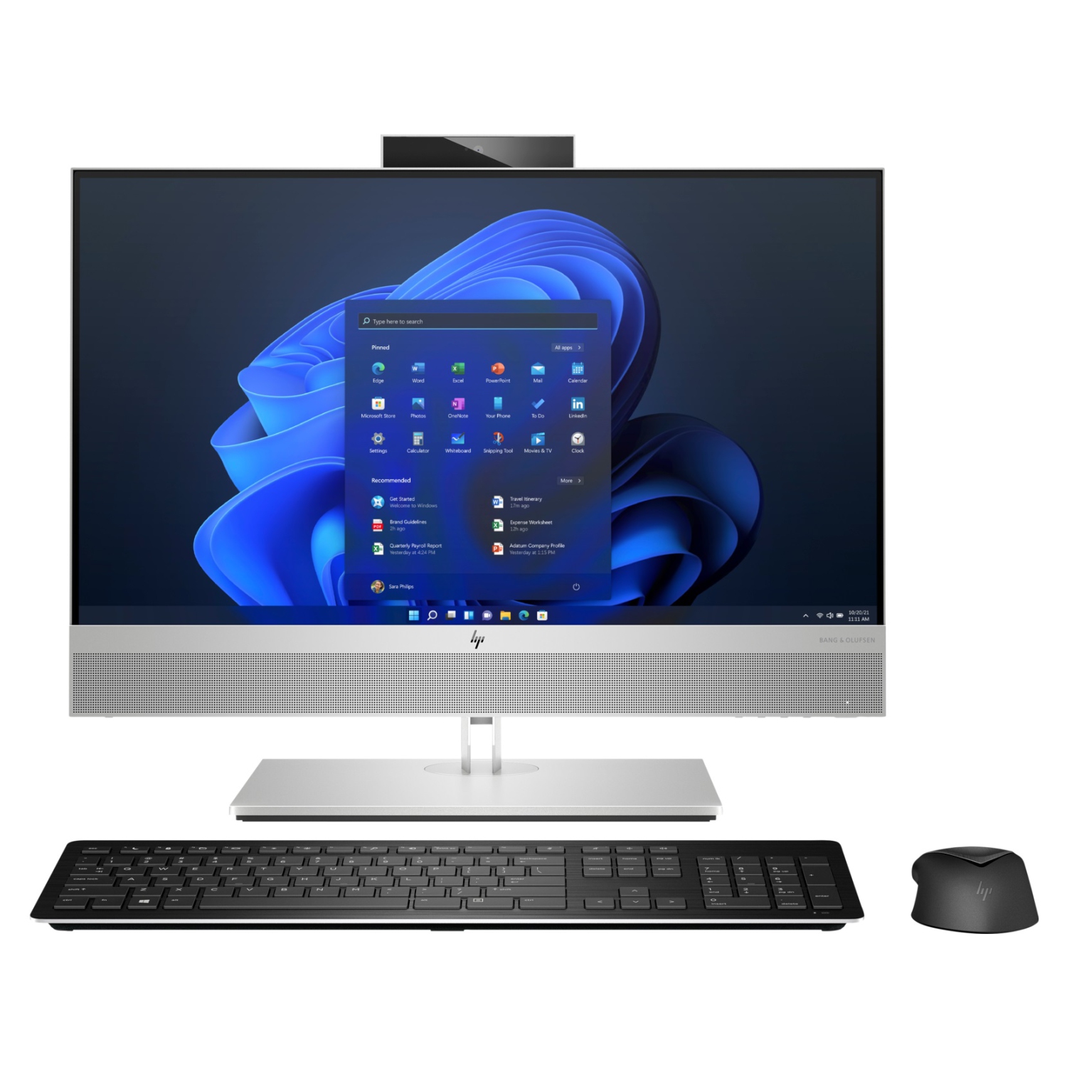 HP EliteOne 800 G6 All-in-One Computer - 24 inch Touchscreen Intel Core i7 10th Gen- 8GB Ram -256 GB NVMe SSD Full HD Windows 11 Pro (preinstalled with Windows 10 Pro Downgrade)