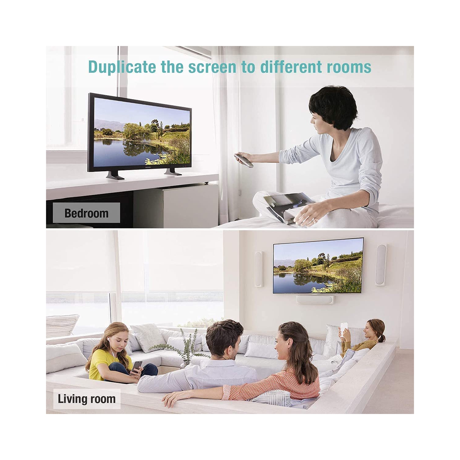 HDMI Splitter Adapter1080P HDMI Male to Dual HDMI Femal 1 to 2 Way HDMI Splitter Adapter Cable for HDTV HD, LED,LCD Monitor and Projectors - Free