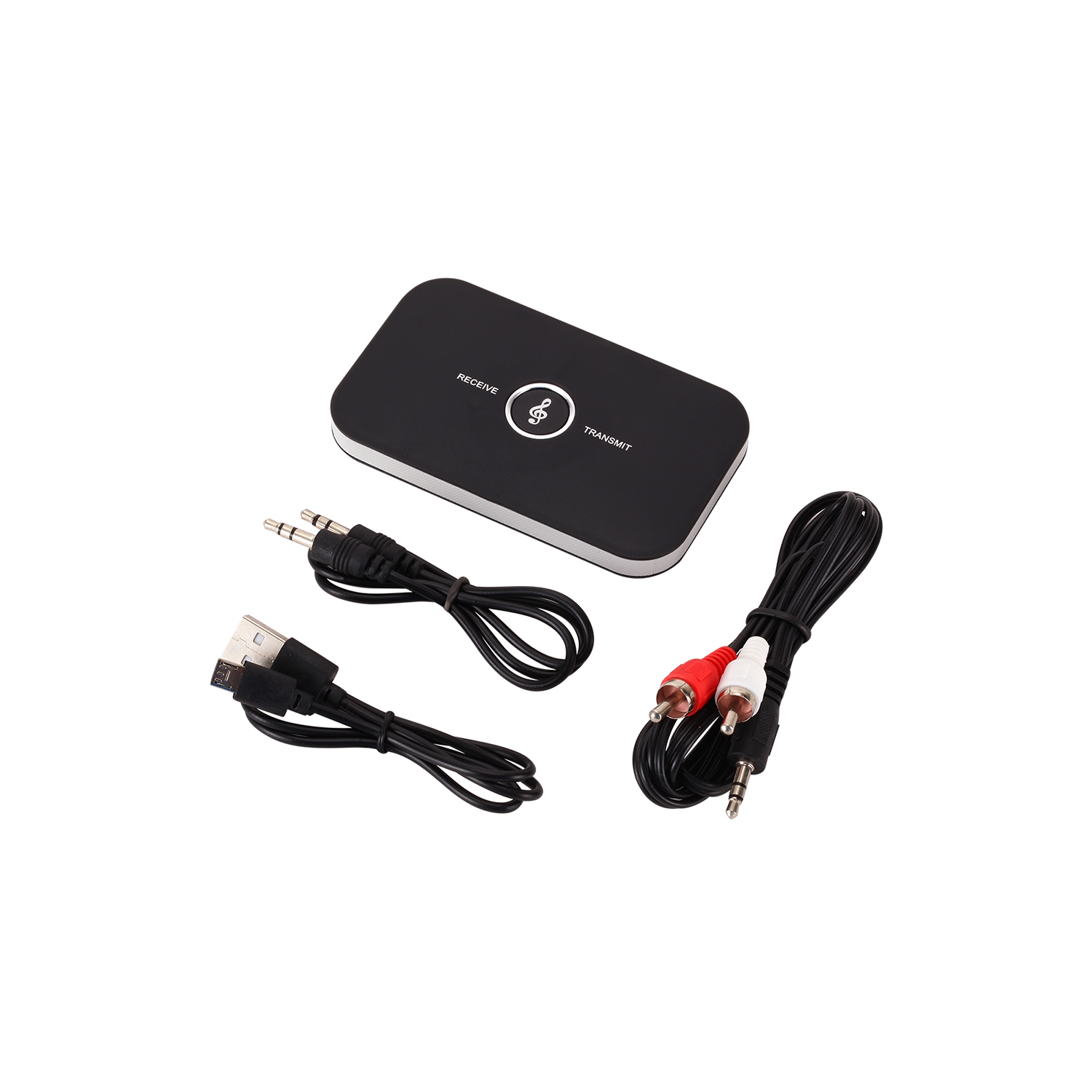 Adaptateur auxiliaire Bluetooth 2 en 1, Bluetooth 5.0 sans fil stéréo 3,5 mm, récepteur auxiliaire pour TV, ordinateur, casque, stéréo