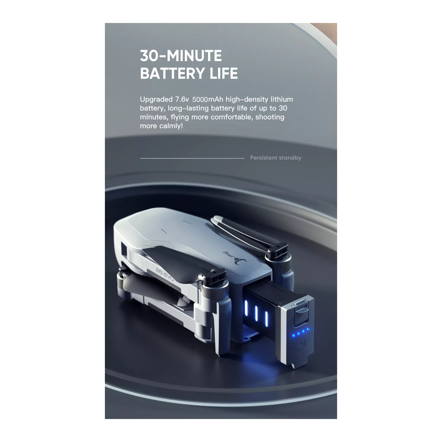 ISPEKTRUM iSG906 Mini SE 4K Dual Camera, 3-Axis Gimbal, 30 Minutes Fight Time, 4KM Flying Range, 360 Obstacle Avoidance, Advanced Auto Return,