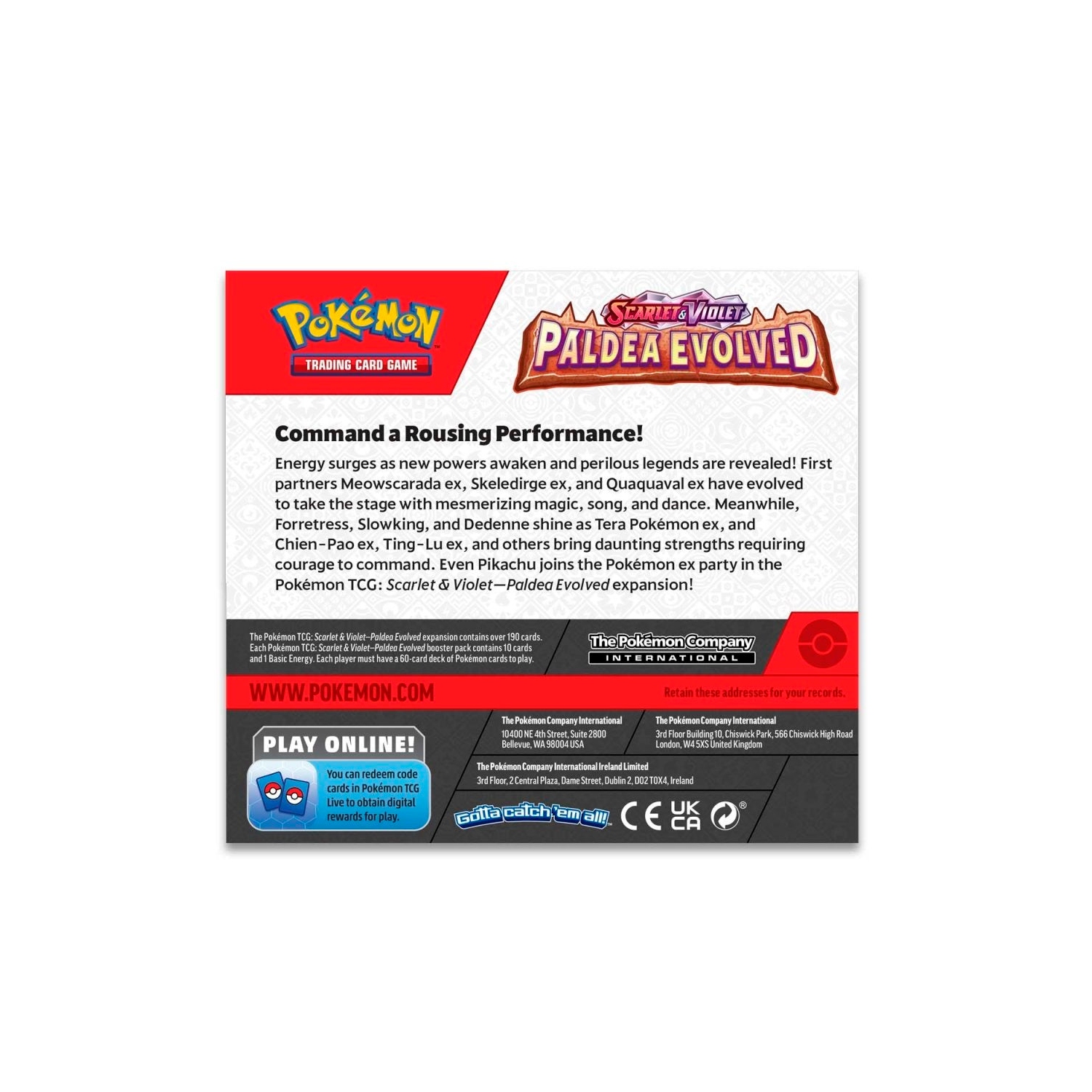 Pokemon Paldea Evolved Booster Box