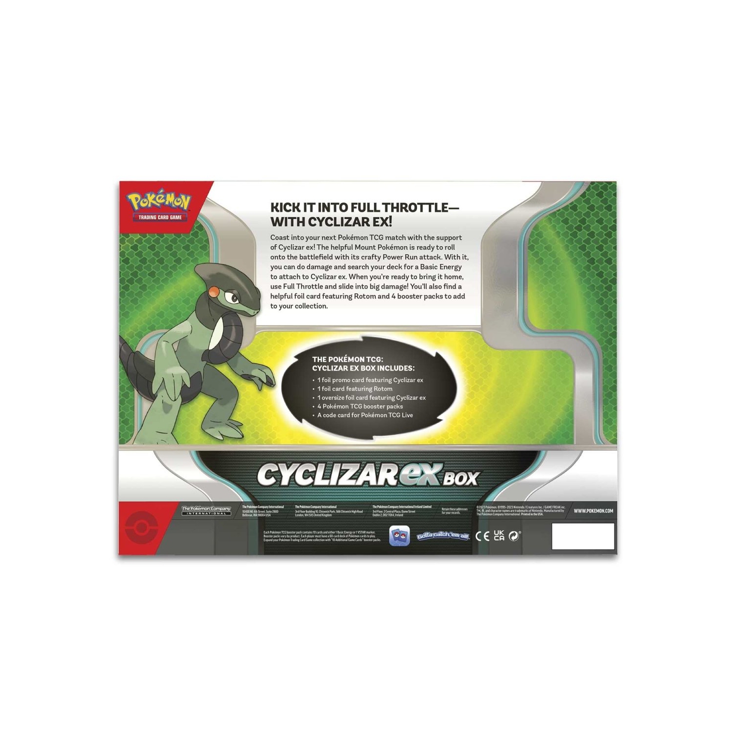 POKEMON CYCLIZAR EX BOXNew