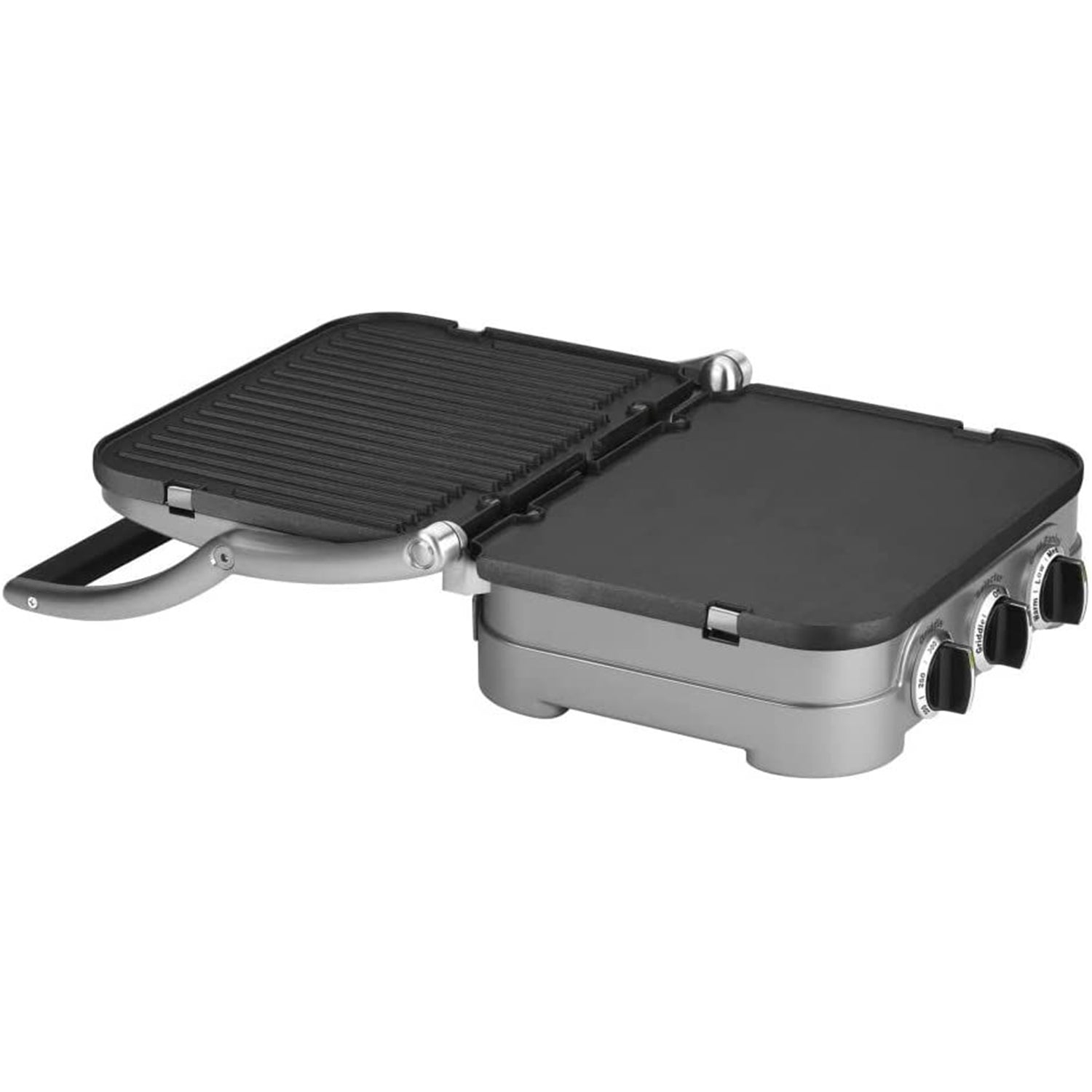 Cuisinart - Grill de Cuisson 5 en 1 Griddler, Plaques Antiadhésive Réversible, Acier Inoxydable Brossé