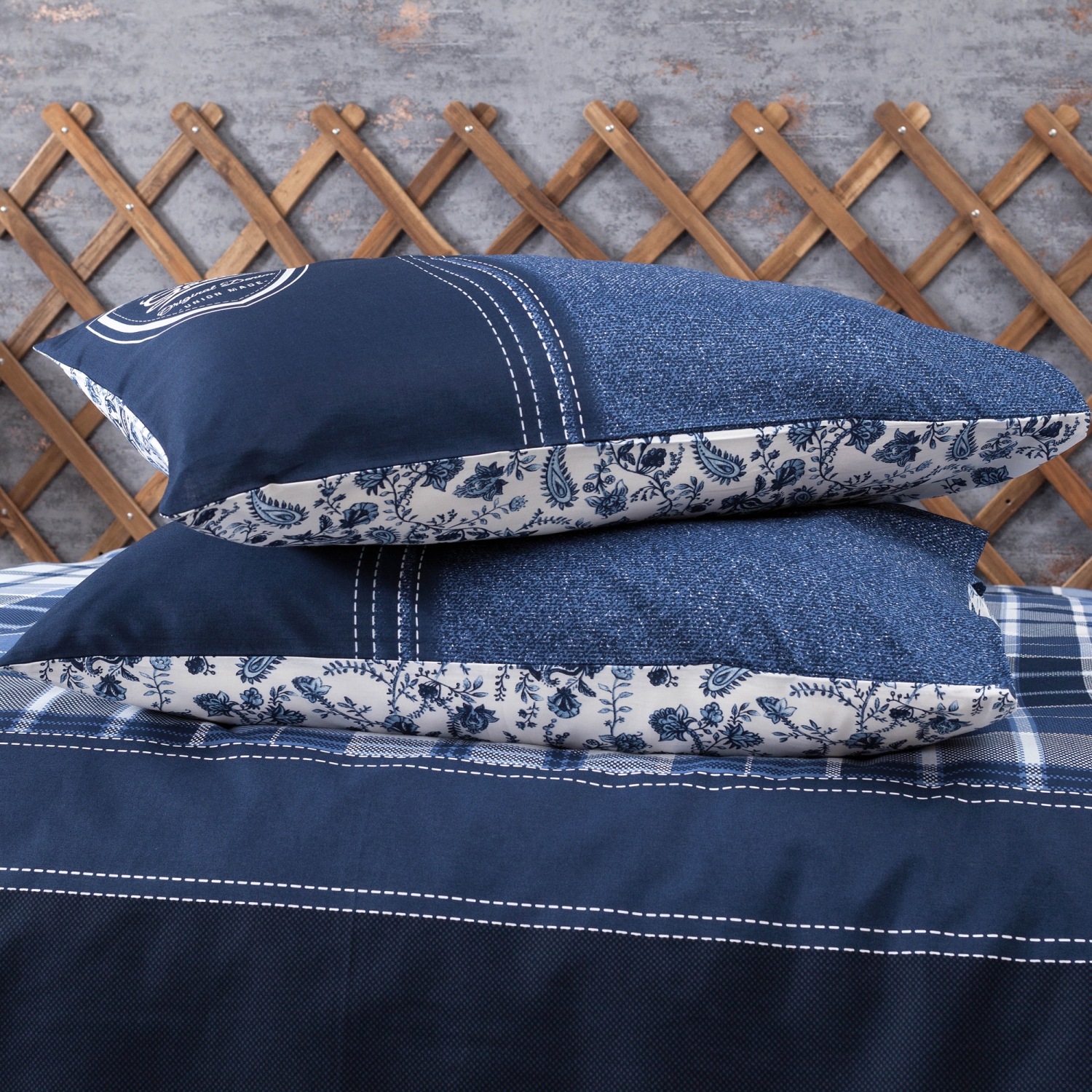 SUSSEXHOME Navy Ships Duvet Cover Set Dark Blue, Full Size Duvet Cover, 1 Duvet Cover, 1 Fitted Sheet and 2 Pillowcases, Iron Safe, Hypoallergenic,