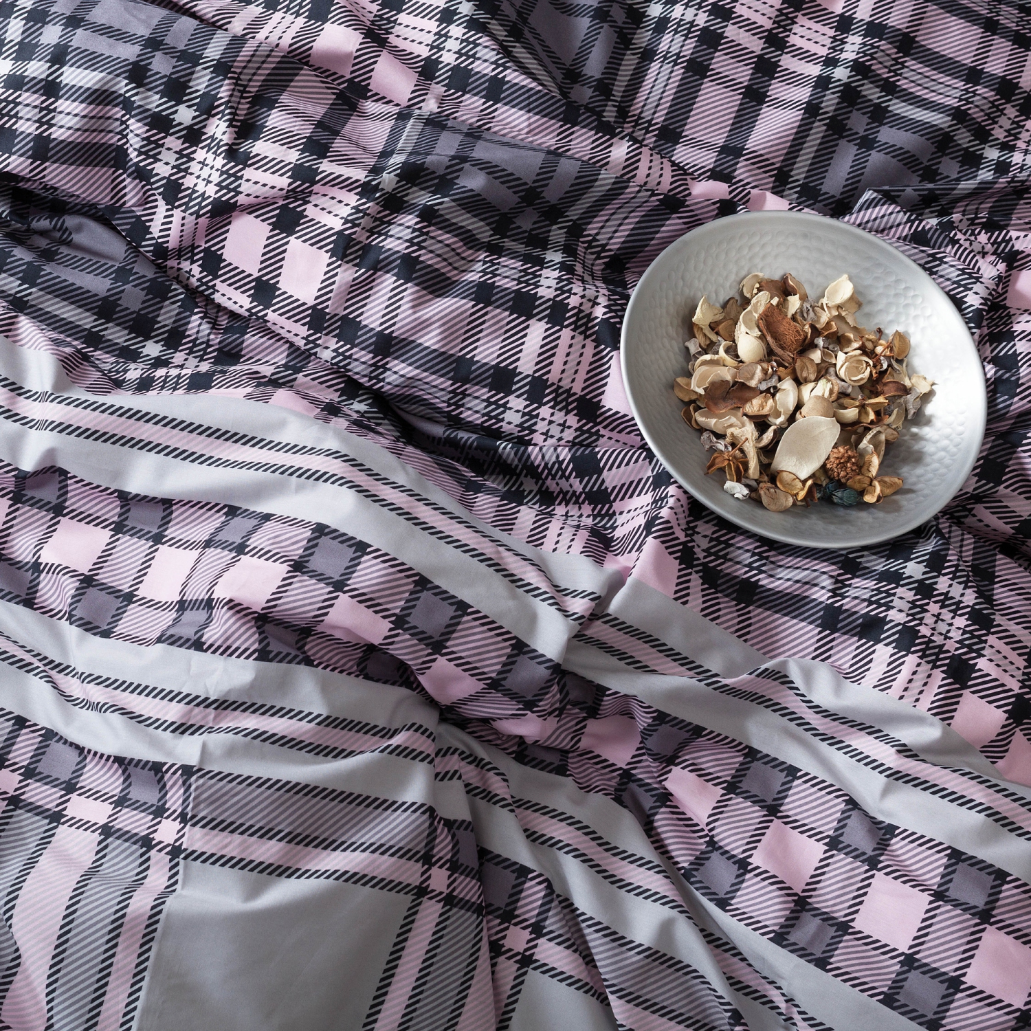 SUSSEXHOME Sports in Blush Gray Duvet Cover Set Pink, Full Size Duvet Cover, 1 Duvet Cover, 1 Fitted Sheet and 2 Pillowcases, Iron Safe,