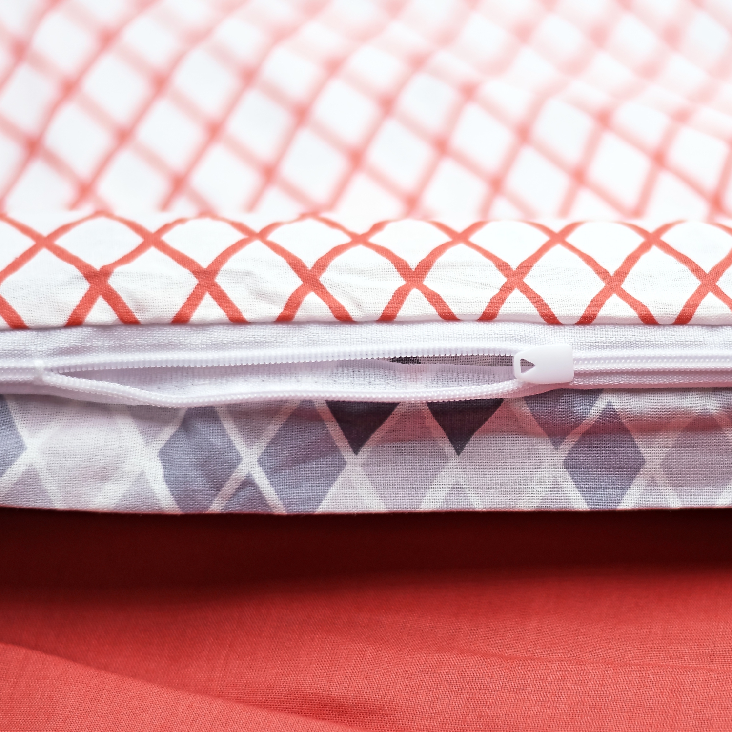 SUSSEXHOME Orange Paradise Duvet Cover Set Orange, Full Size Duvet Cover, 1 Duvet Cover, 1 Fitted Sheet and 2 Pillowcases, Iron Safe, Hypoallergenic,