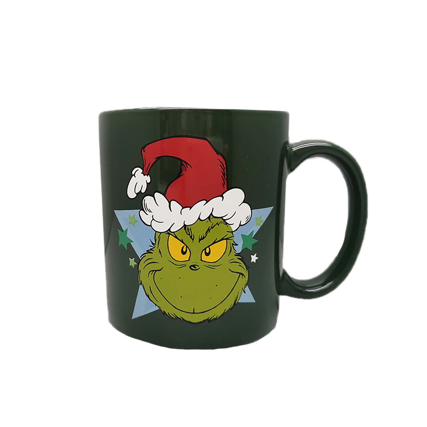 Tasse en céramique de 14 oz The Grinch qui repose sur le visage