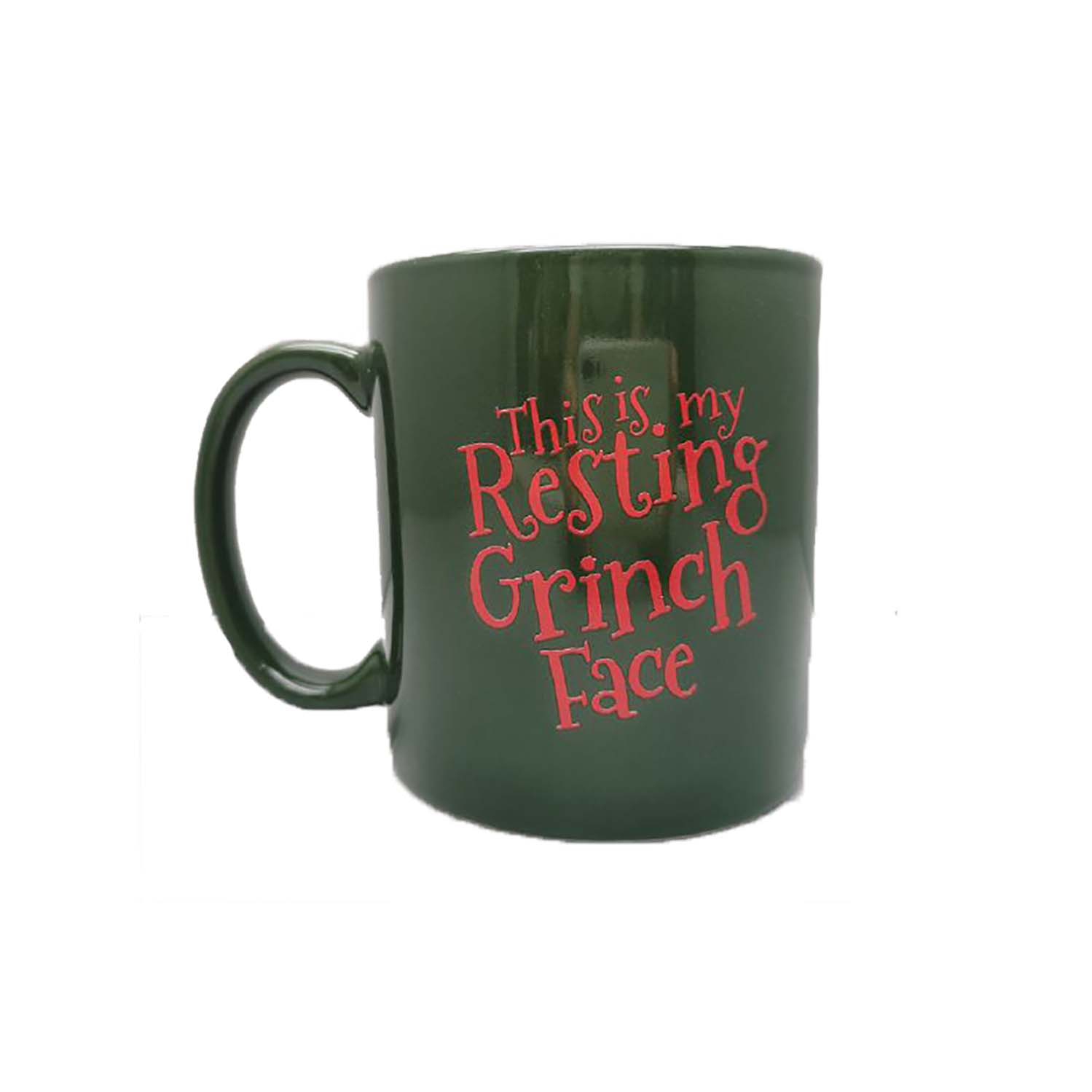 Tasse en céramique de 14 oz The Grinch qui repose sur le visage