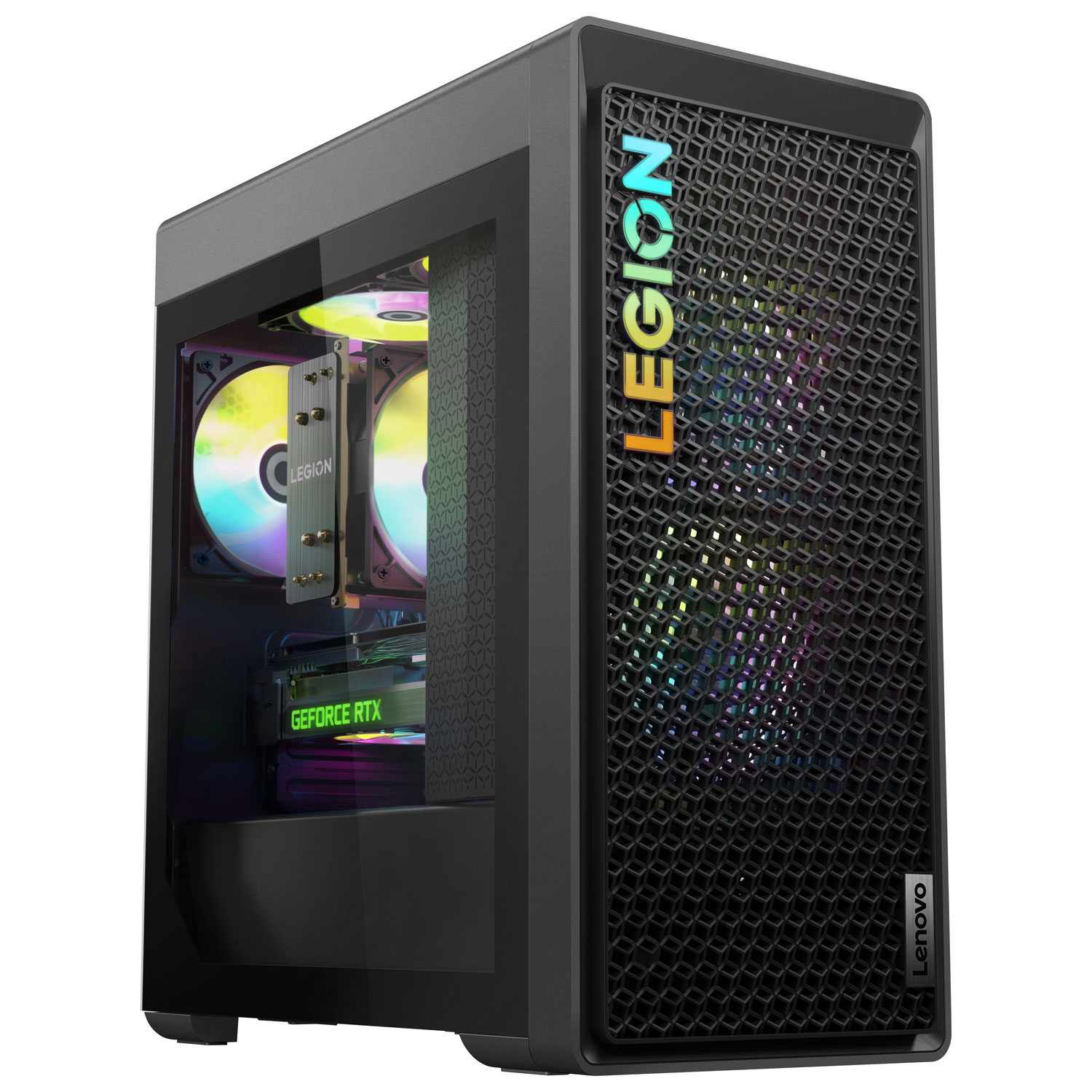 Lenovo Legion Tower 5 Gaming PC - Storm Grey (AMD Ryzen 7 7700/512GB SSD/32GB RAM/RTX 4070/Win 11)