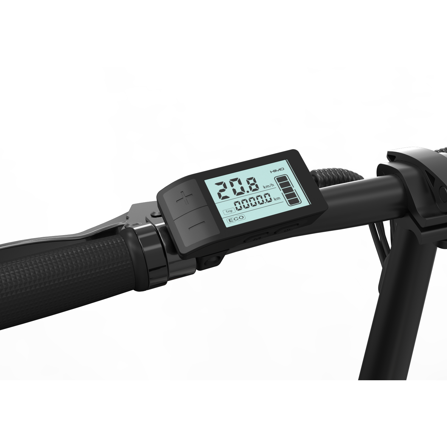 Vélo électrique pliable HIMO Z20 - Blanc, portée jusqu'à 80 KM, système de transmission Shimano à 6 vitesses, batterie amovible 36&nbsp;V/10,5Ah,