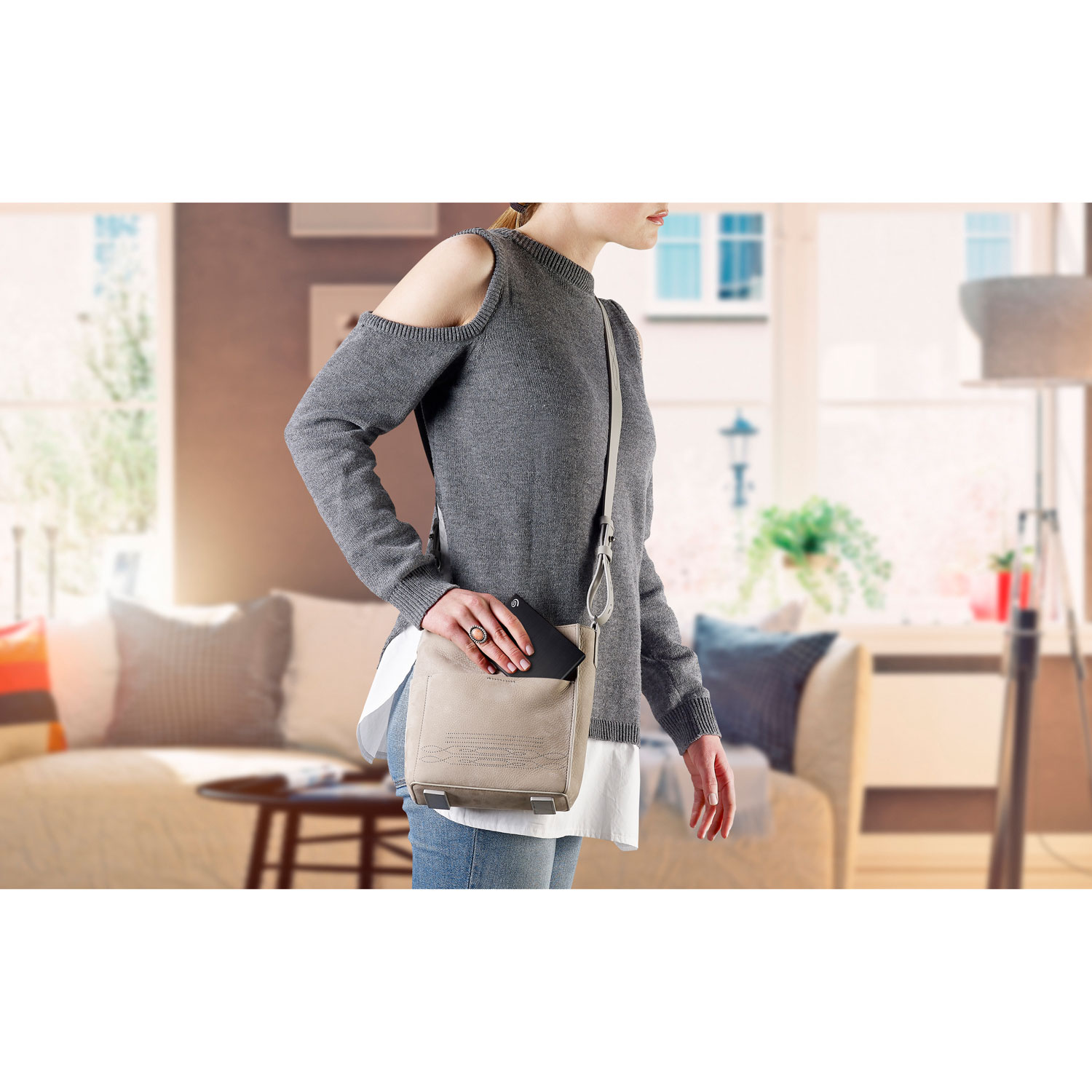 Seagate One Touch 1TB USB 3.0 Portable External Hard Drive - Black