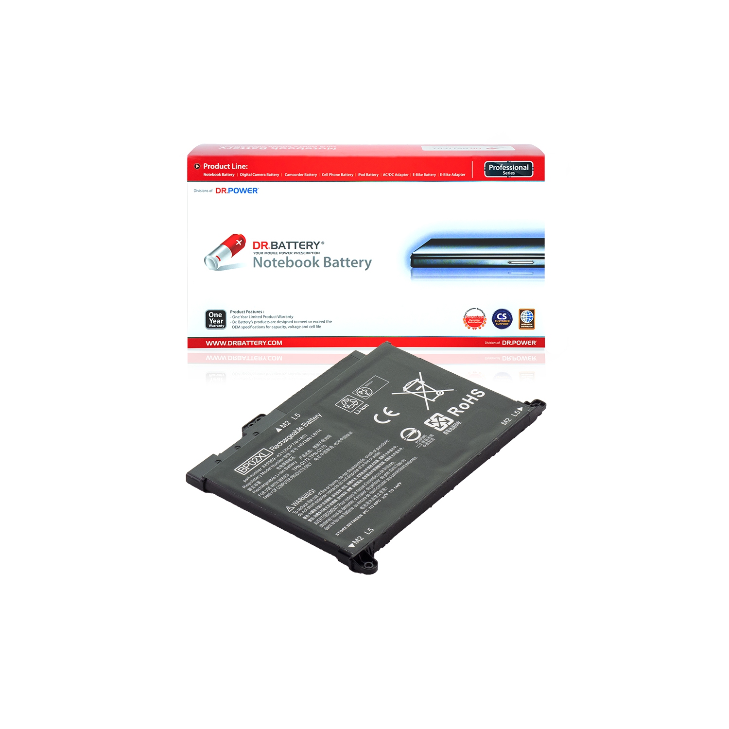 DR. BATTERY Batterie d’ordinateur portable de remplacement pour HP Pavilion 15 AU123CL AU134TX AU136NG AU136TX AU137NG AU137TX AU144TX AU145NG