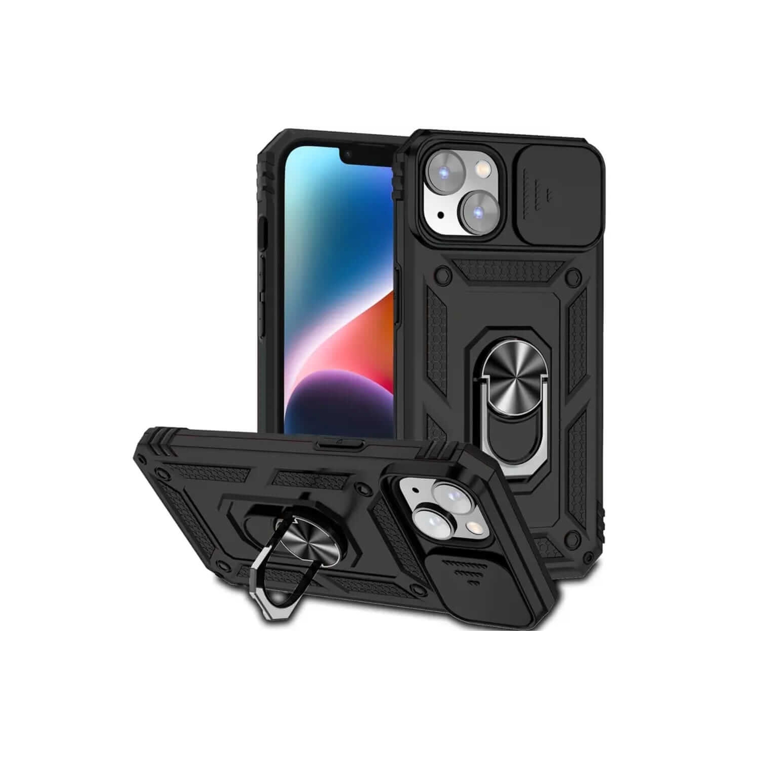 KeeGuard Coque pour iPhone 14 Pro Max avec coque pour appareil photo, coque iPhone 14 Pro Max avec protection d'écran robuste de qualité militaire