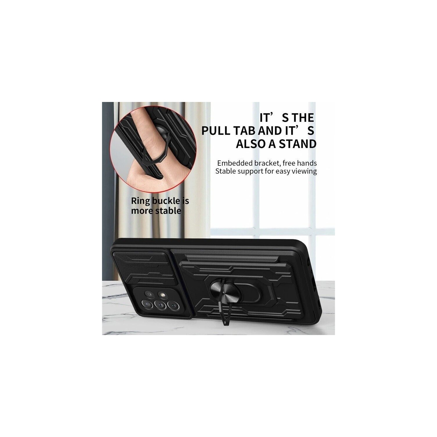 KeeGuard Coque pour iPhone 14 Pro Max avec coque pour appareil photo, coque iPhone 14 Pro Max avec protection d'écran robuste de qualité militaire