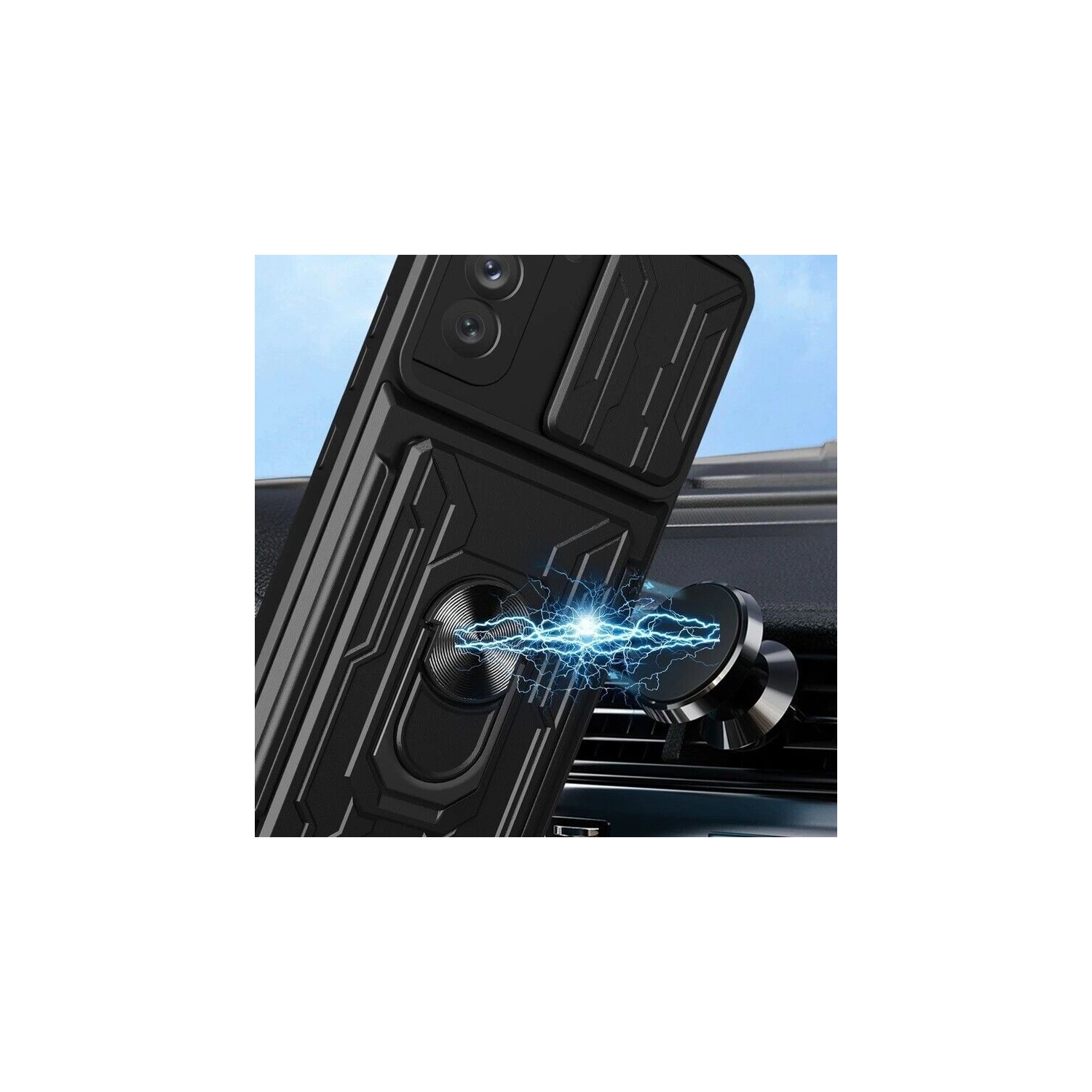 KeeGuard Coque pour iPhone 14 Pro Max avec coque pour appareil photo, coque iPhone 14 Pro Max avec protection d'écran robuste de qualité militaire